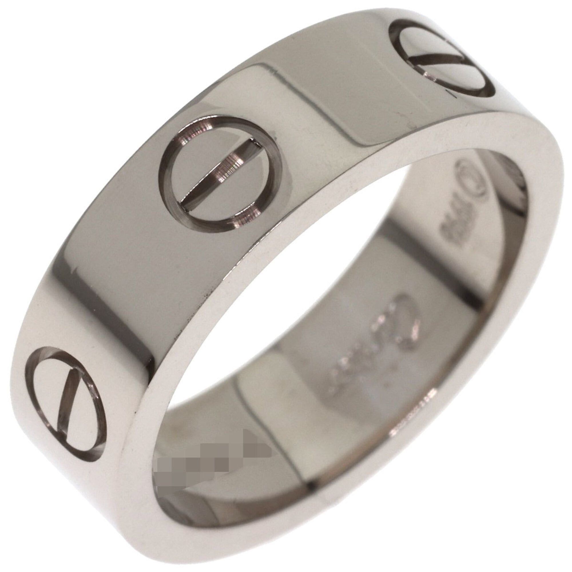 Cartier Cartier Love Ring #50, 18K White Gold, Women's Ring, CARTIER Size ONE SIZE - 2 Thumbnail