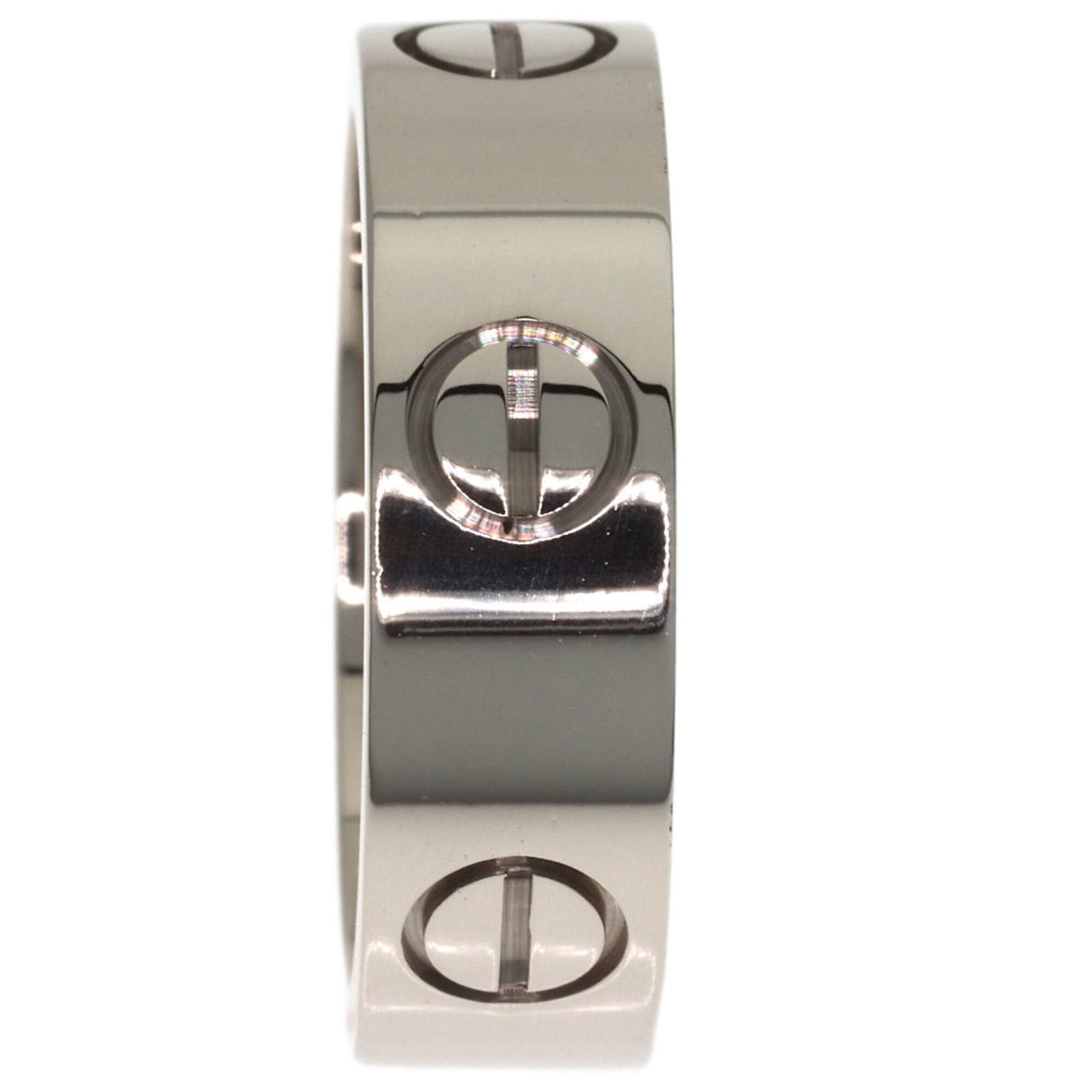 Cartier Cartier Love Ring #50, 18K White Gold, Women's Ring, CARTIER Size ONE SIZE - 3 Thumbnail