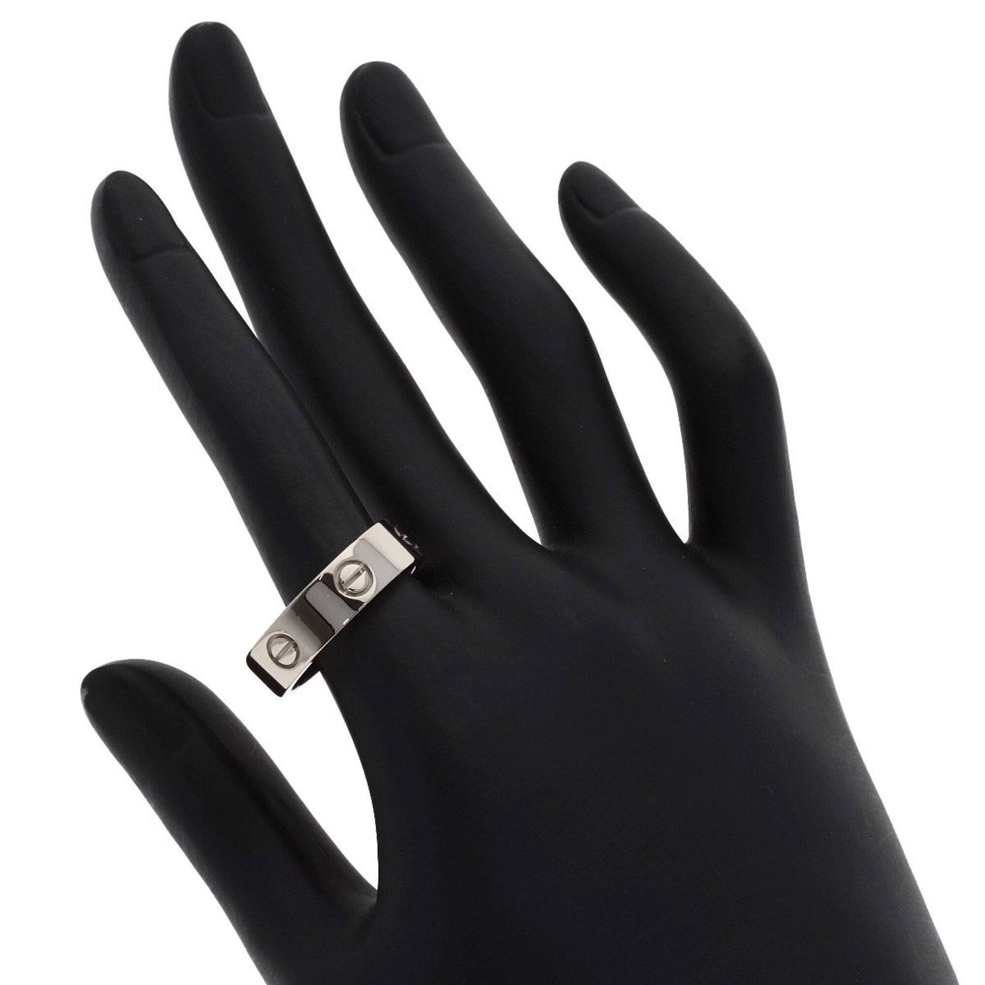 Cartier Cartier Love Ring #60, 18K White Gold, Women's Ring, CARTIER Size ONE SIZE - 6 Thumbnail