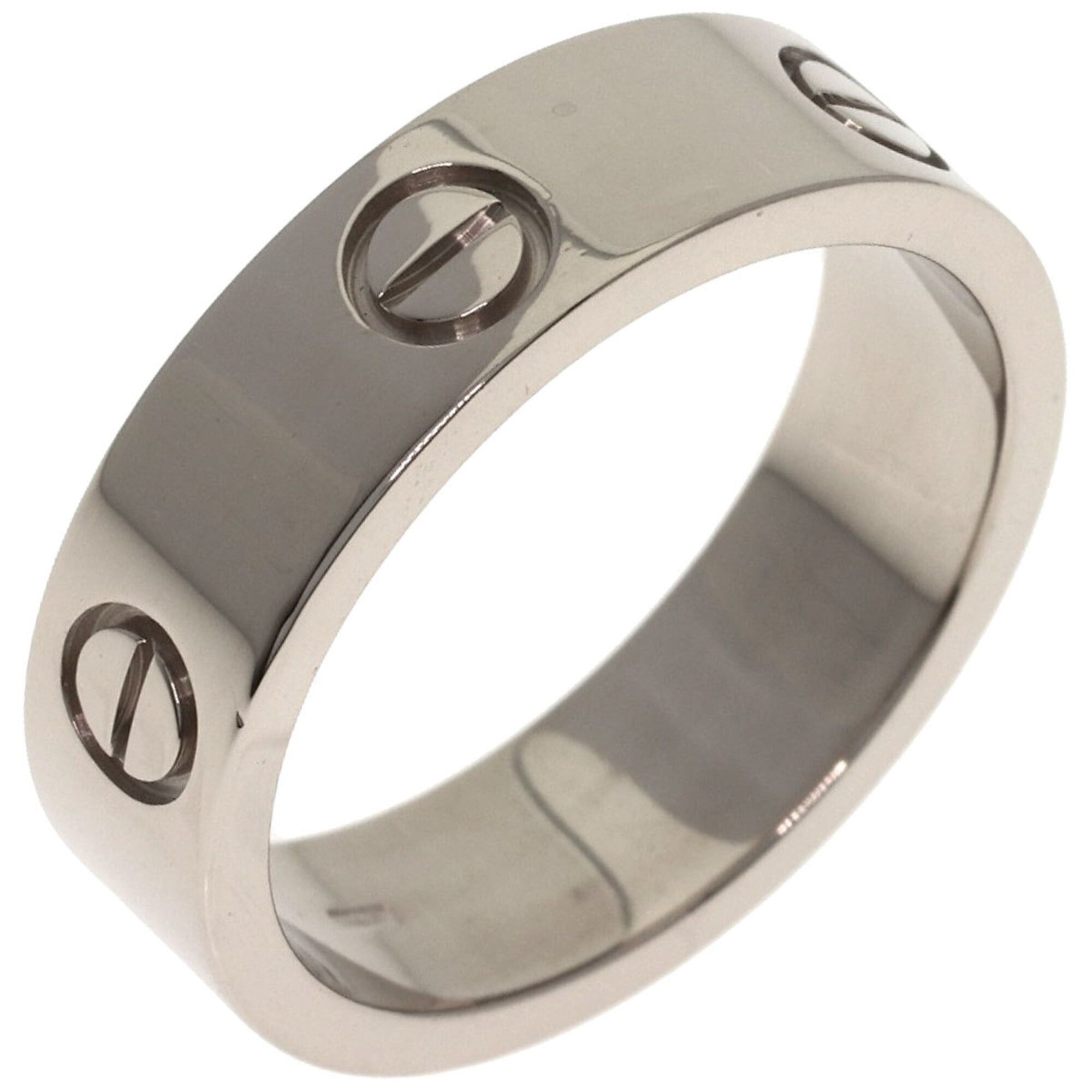 Cartier Cartier Love Ring #60, 18K White Gold, Women's Ring, CARTIER Size ONE SIZE - 2 Thumbnail