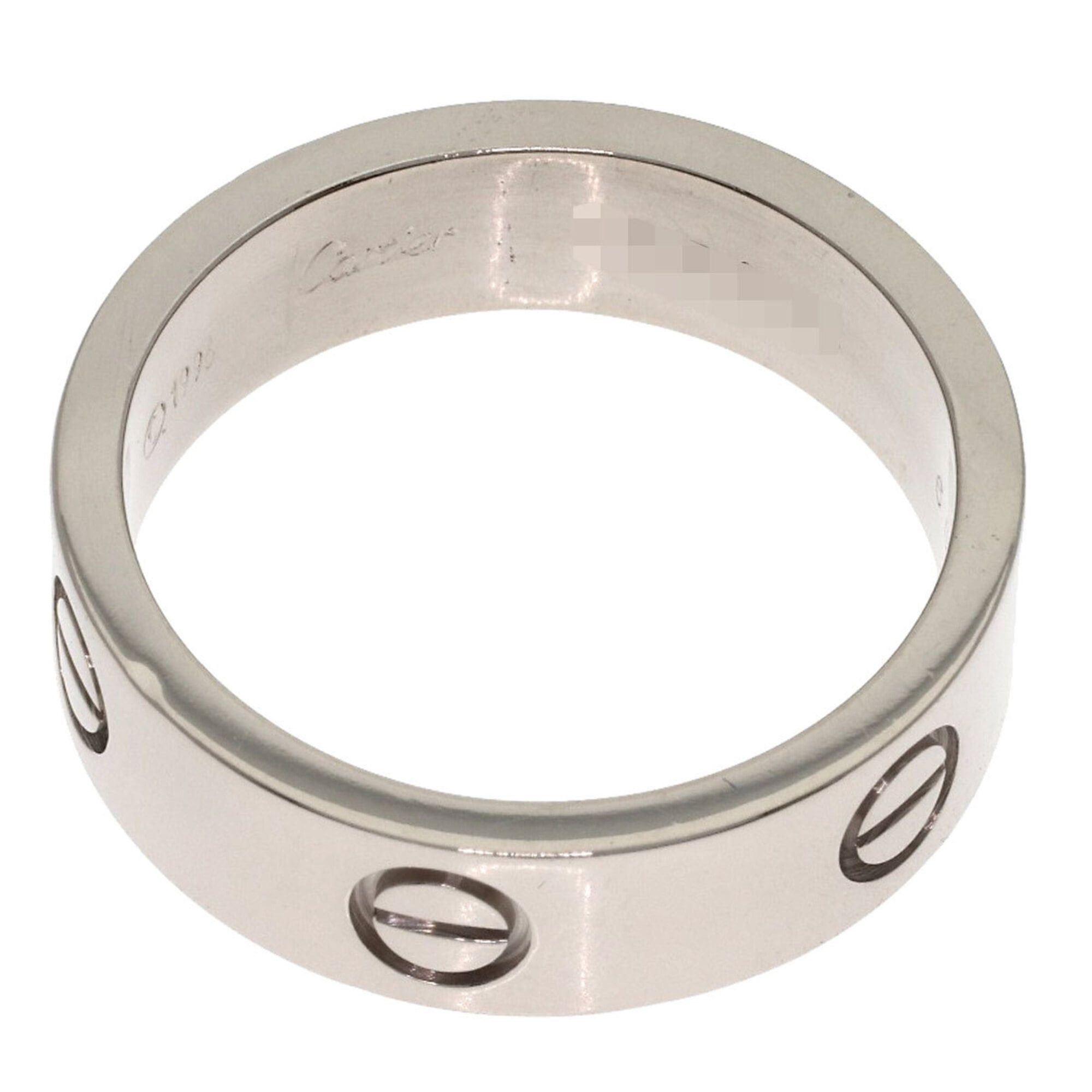 Cartier Cartier Love Ring #60, 18K White Gold, Women's Ring, CARTIER Size ONE SIZE - 4 Thumbnail