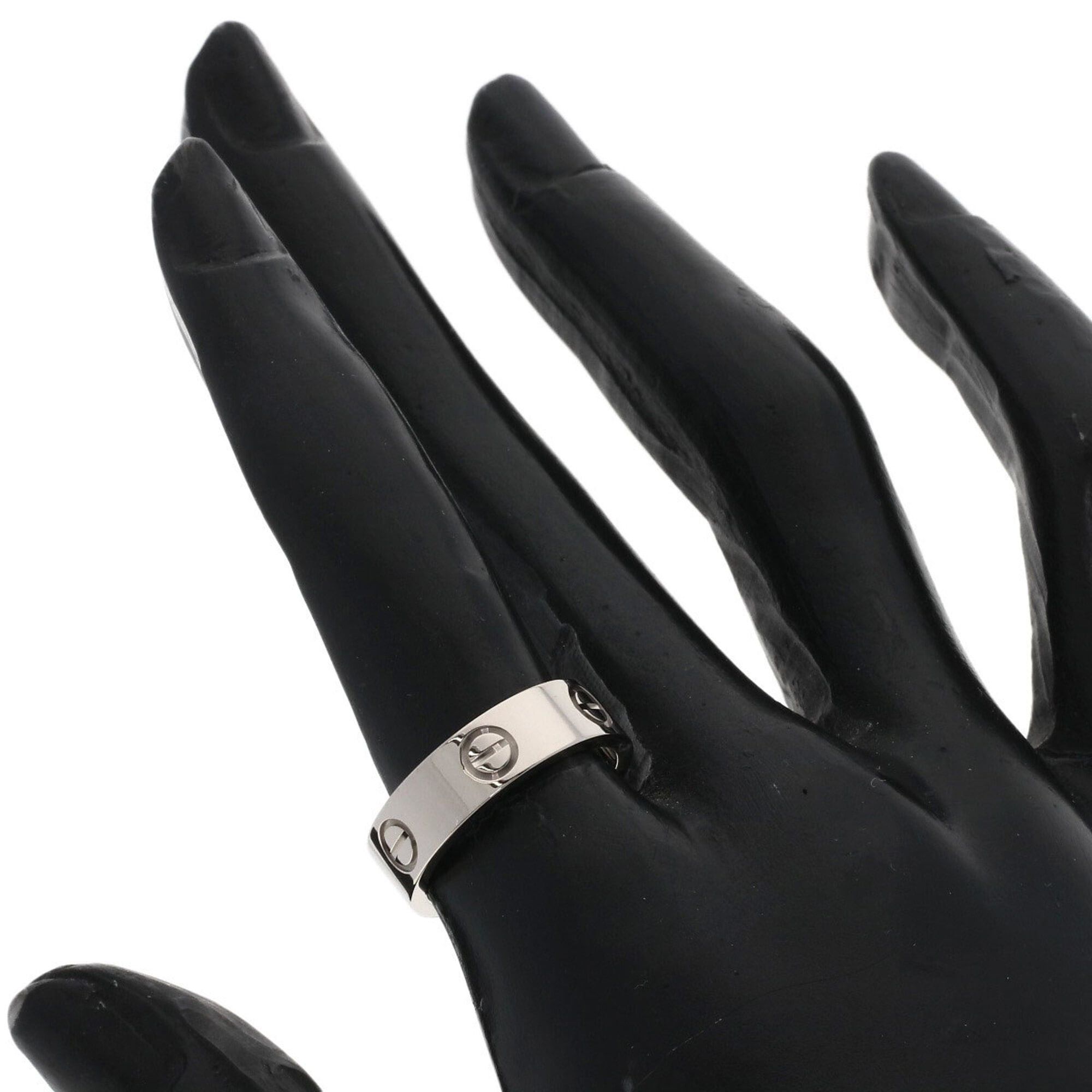 Cartier Cartier Love Ring #52, 18K White Gold, Women's Ring, CARTIER Size ONE SIZE - 5 Thumbnail