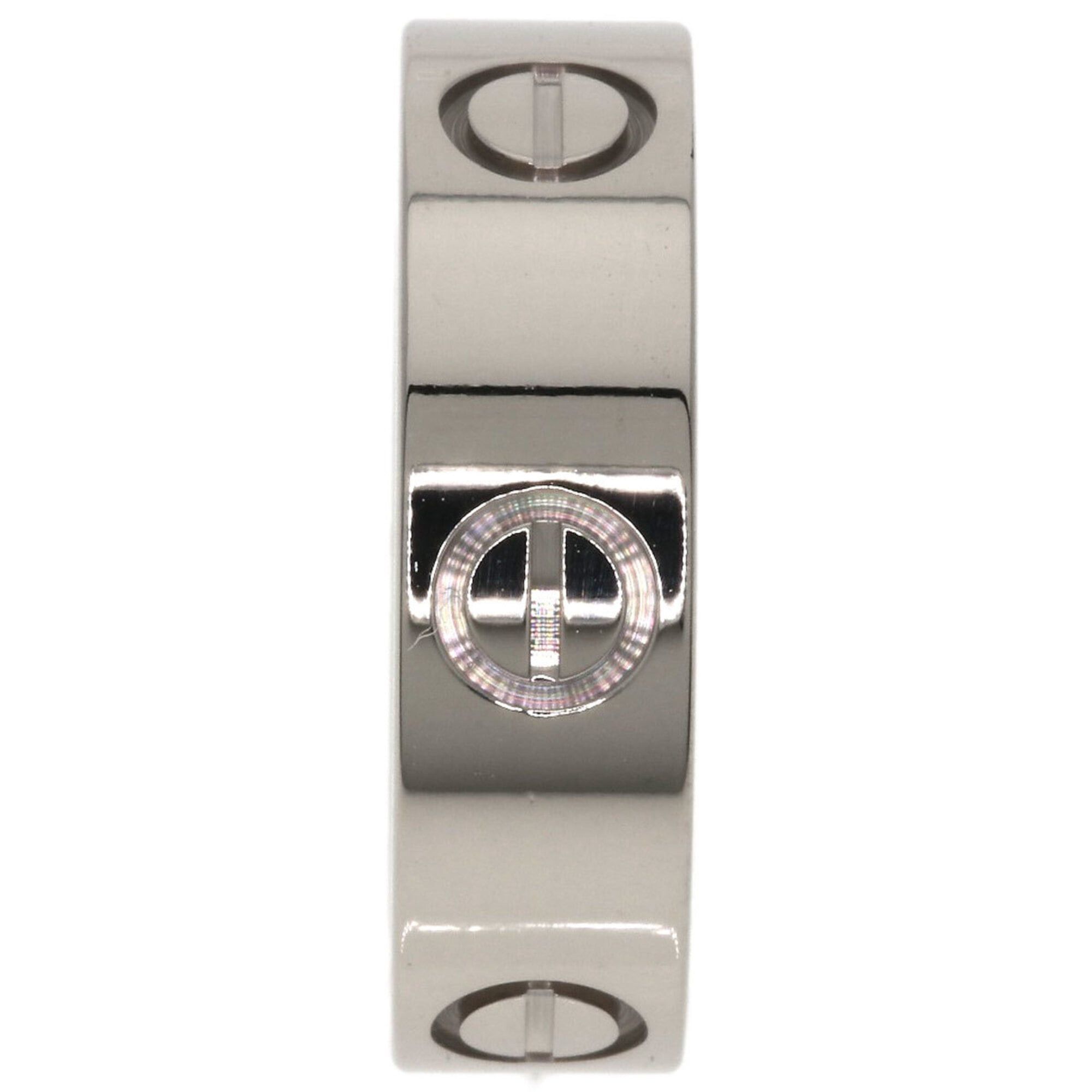 Cartier Cartier Love Ring #52, 18K White Gold, Women's Ring, CARTIER Size ONE SIZE - 3 Thumbnail