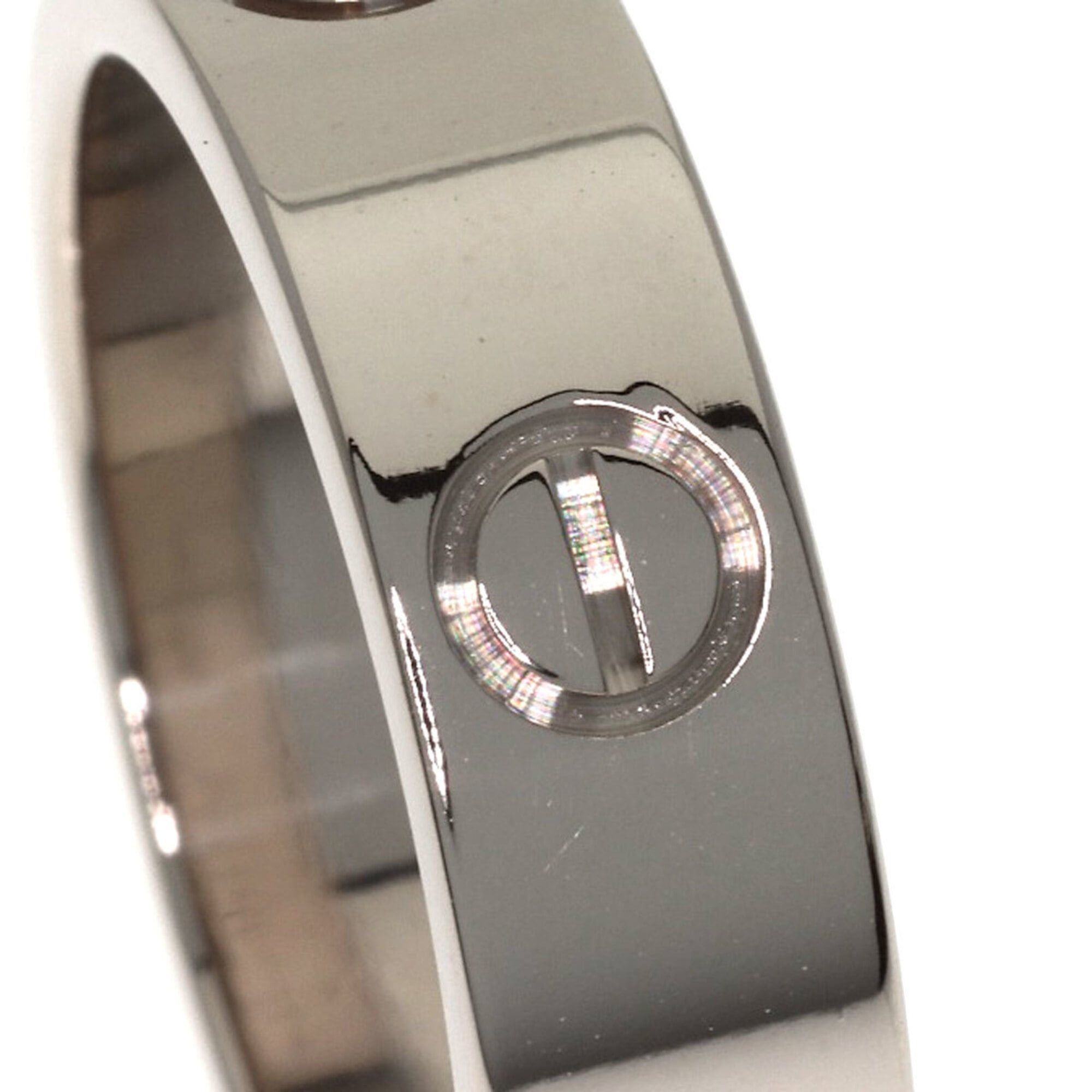 Cartier Cartier Love Ring #53, 18K White Gold, Women's Ring, CARTIER Size ONE SIZE - 7 Thumbnail