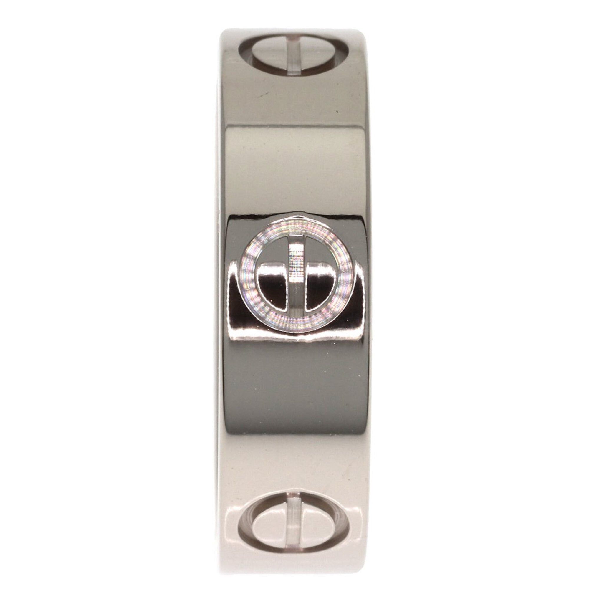 Cartier Cartier Love Ring #53, 18K White Gold, Women's Ring, CARTIER Size ONE SIZE - 3 Thumbnail