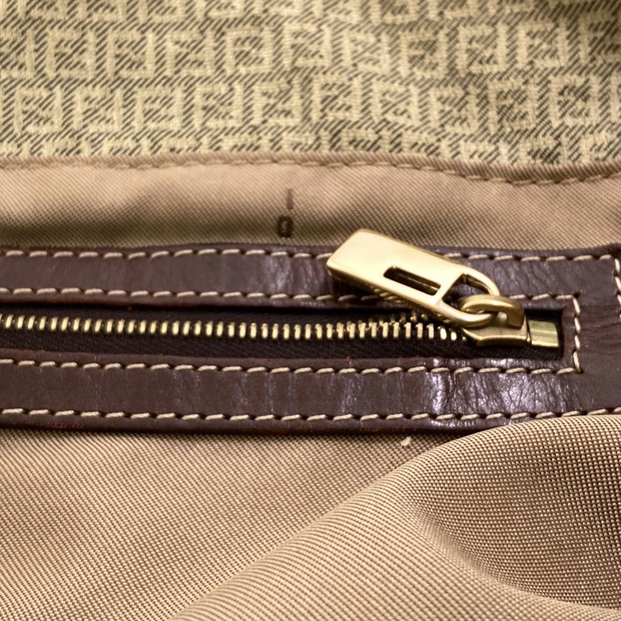 Fendi Fendi Zucchino Tote Bag Canvas Women's FENDI Size ONE SIZE - 12 Thumbnail