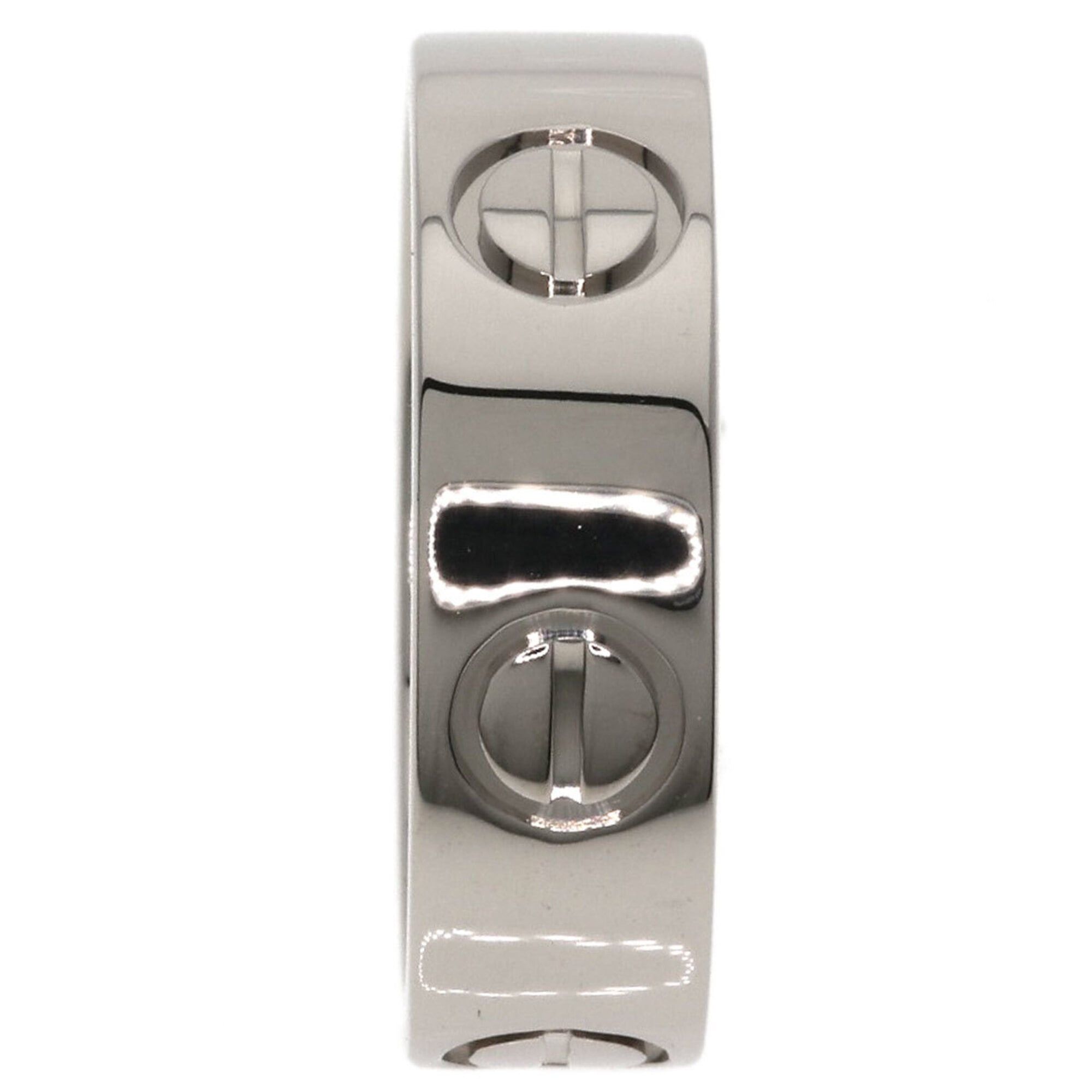 Cartier Cartier Love Ring #48, 18K White Gold, Women's Ring, CARTIER Size ONE SIZE - 3 Thumbnail