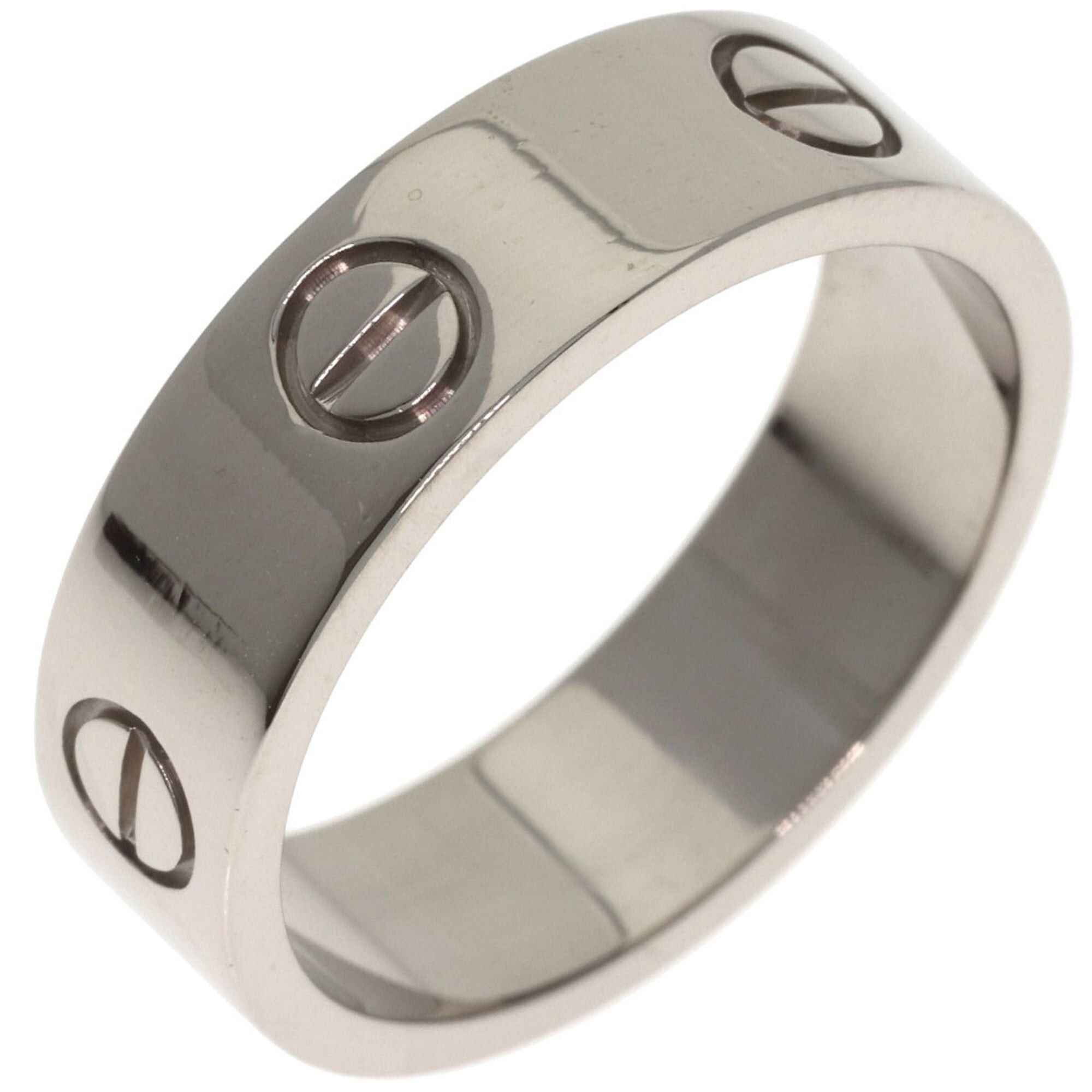 Cartier Cartier Love Ring #58, 18K White Gold, Women's Ring, CARTIER Size ONE SIZE - 2 Thumbnail