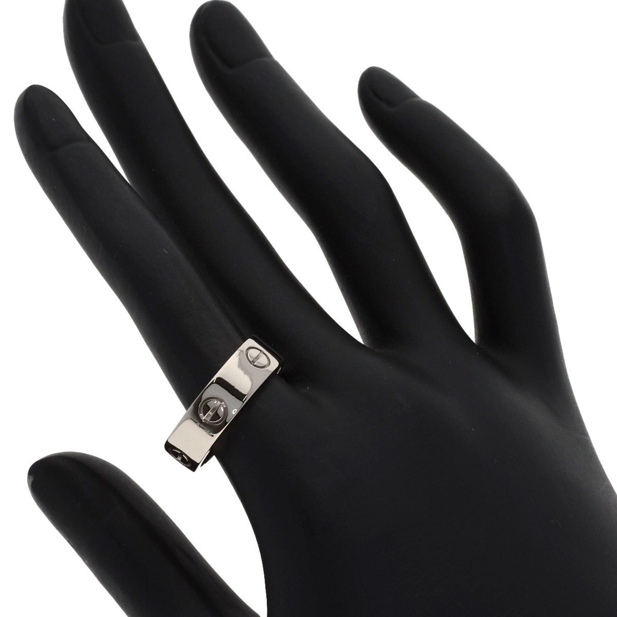 Cartier Cartier Love Ring #58, 18K White Gold, Women's Ring, CARTIER Size ONE SIZE - 5 Thumbnail