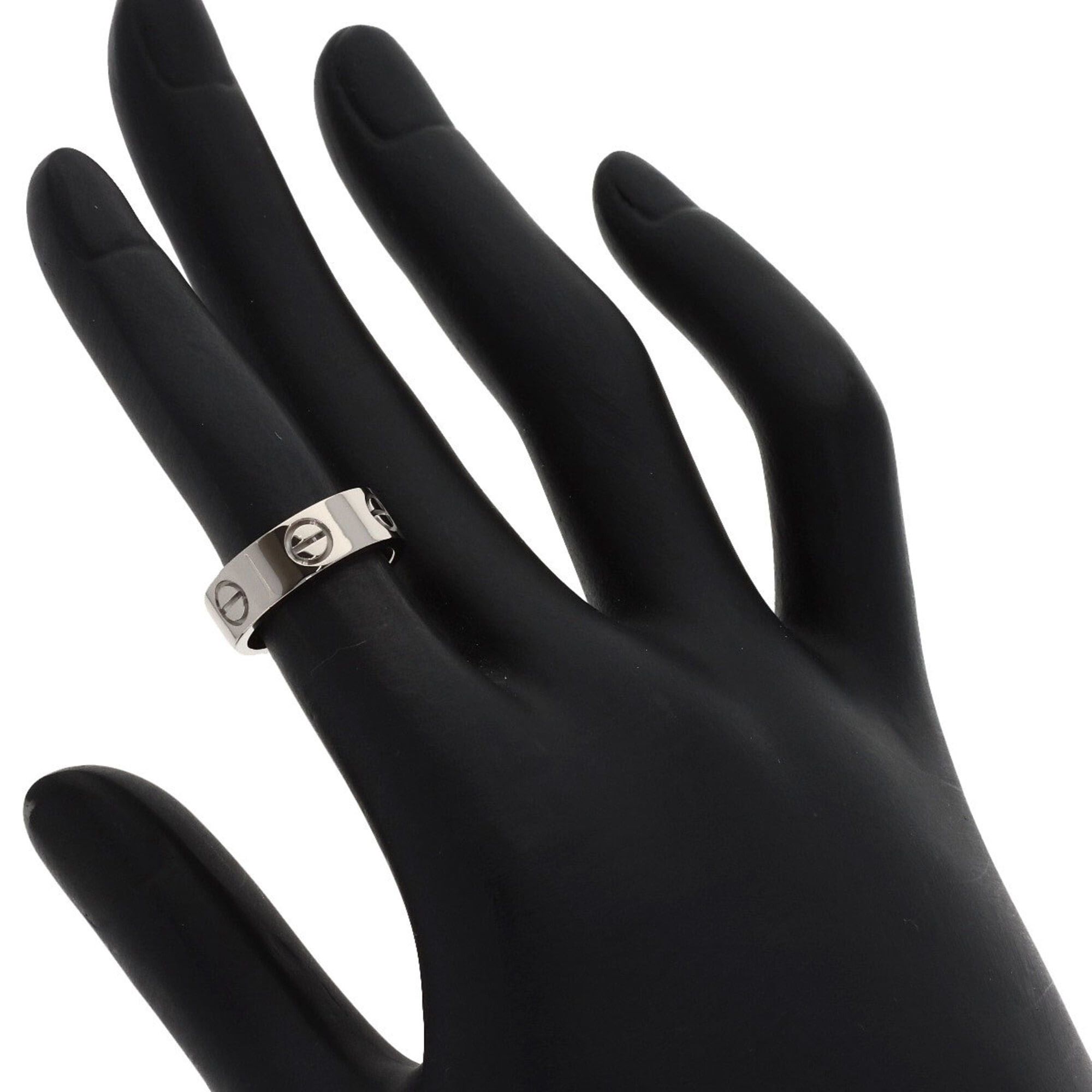 Cartier Cartier Love Ring #47, 18K White Gold, Women's Ring, CARTIER Size ONE SIZE - 5 Thumbnail