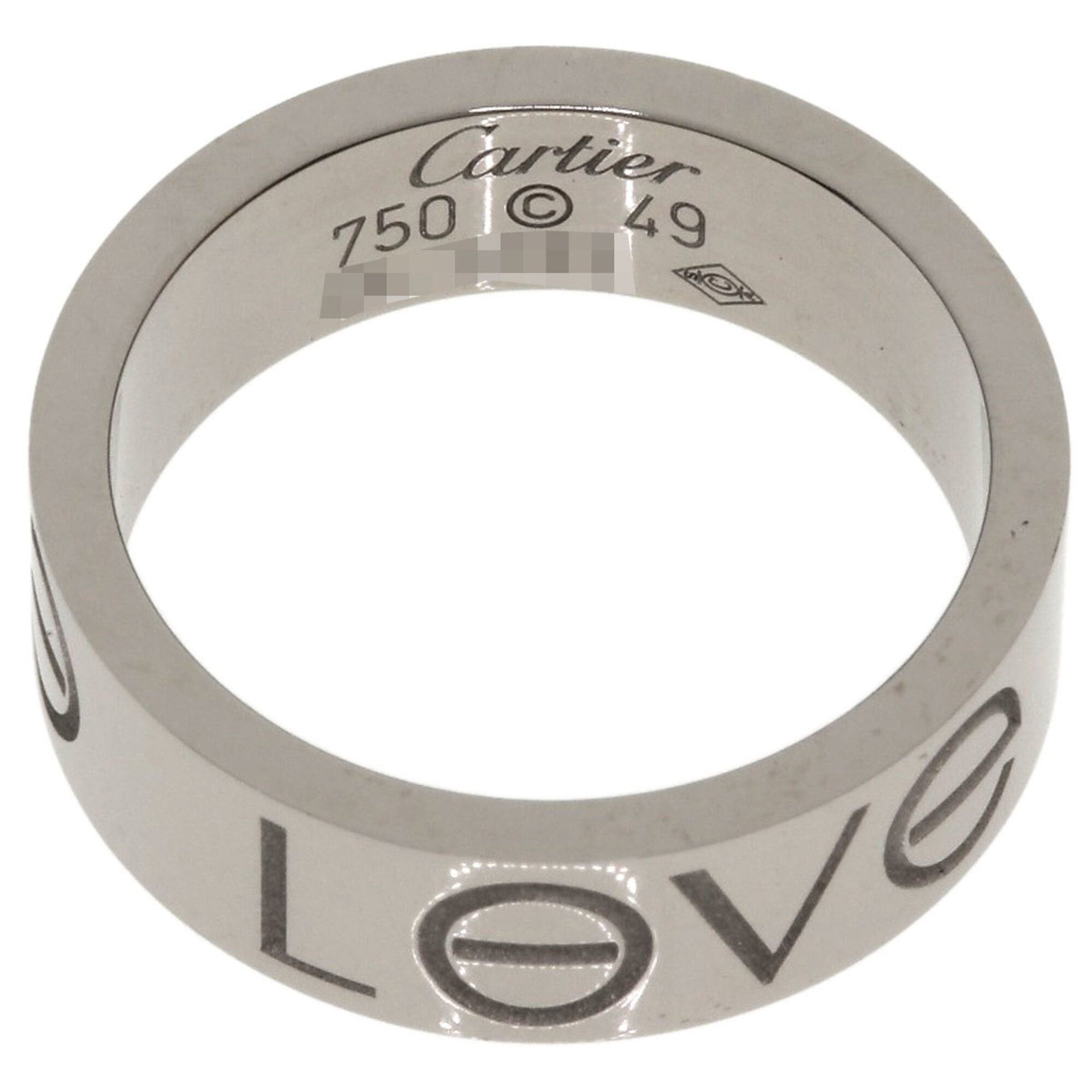 Cartier Cartier Love Ring, 2006 Christmas Limited Edition, #49, 18K White Gold, Women's CARTIER Size ONE SIZE - 4 Thumbnail