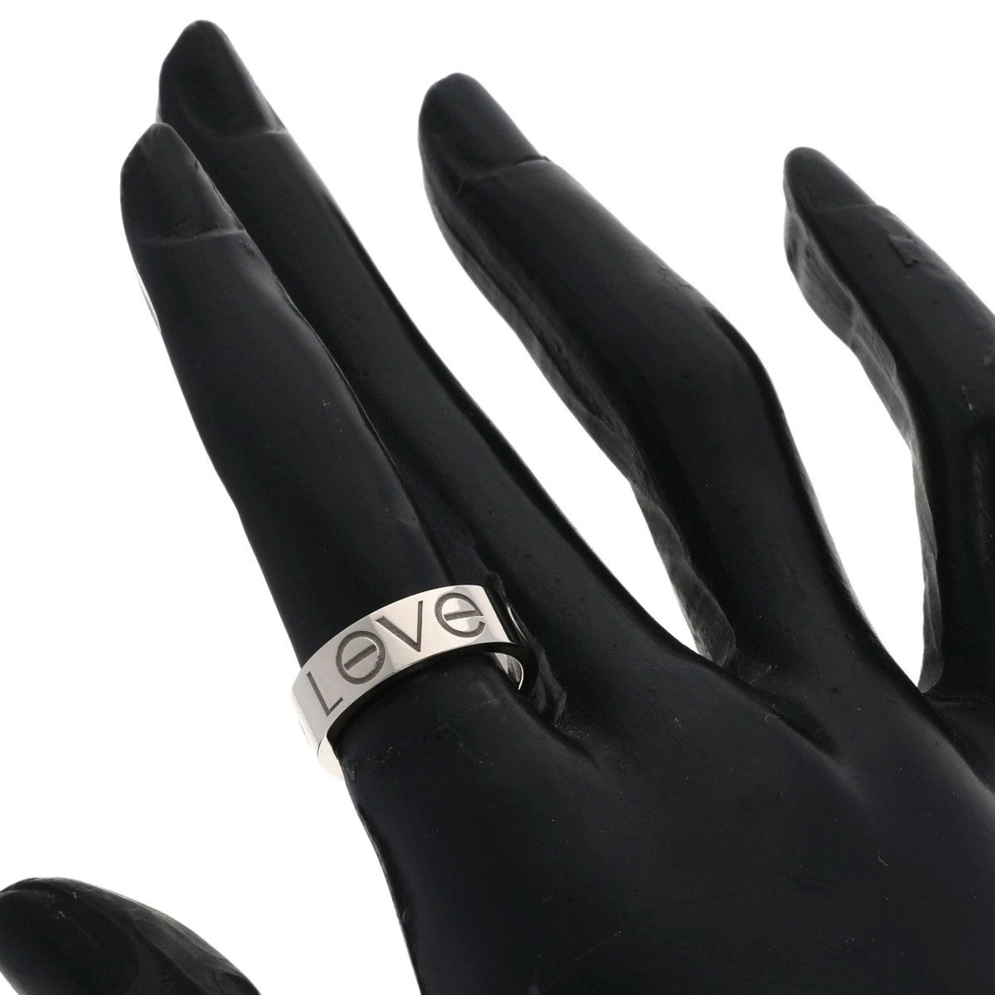 Cartier Cartier Love Ring, 2006 Christmas Limited Edition, #49, 18K White Gold, Women's CARTIER Size ONE SIZE - 5 Thumbnail