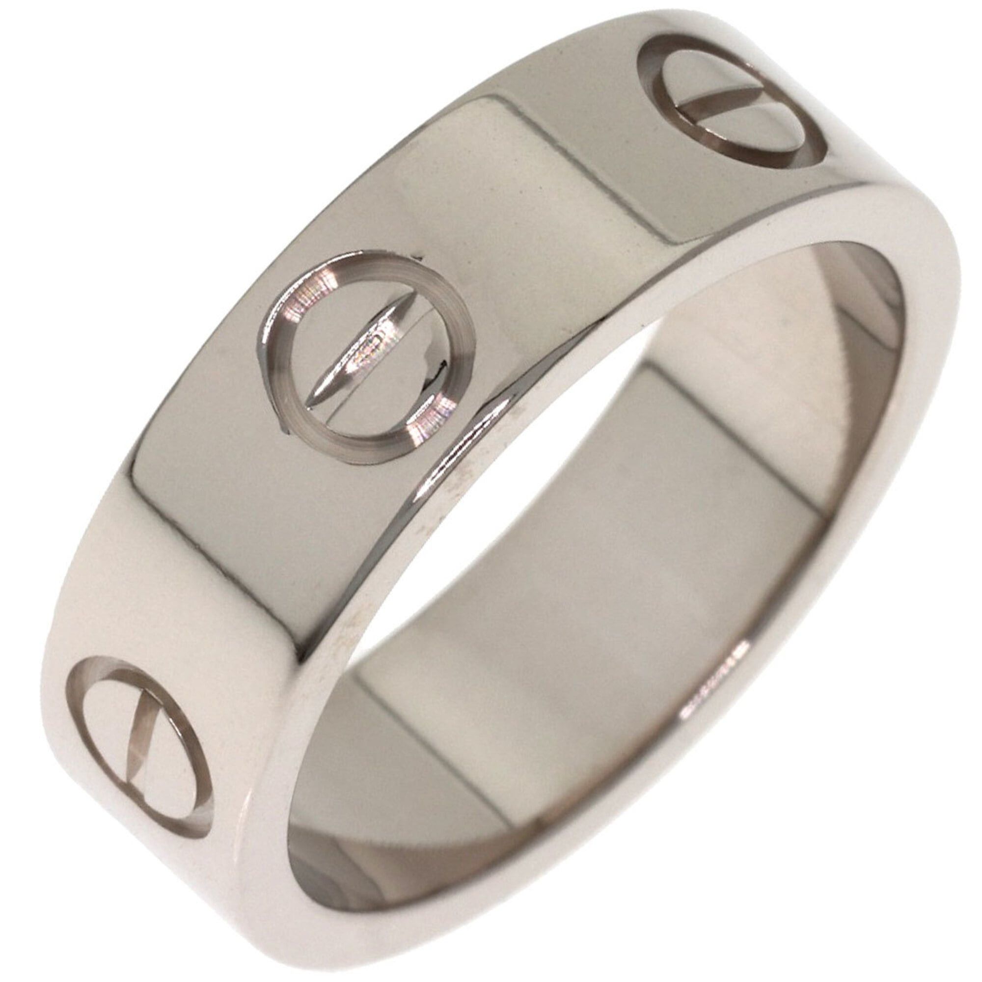 Cartier Cartier Love Ring #50, 18K White Gold, Women's Ring, CARTIER Size ONE SIZE - 2 Thumbnail