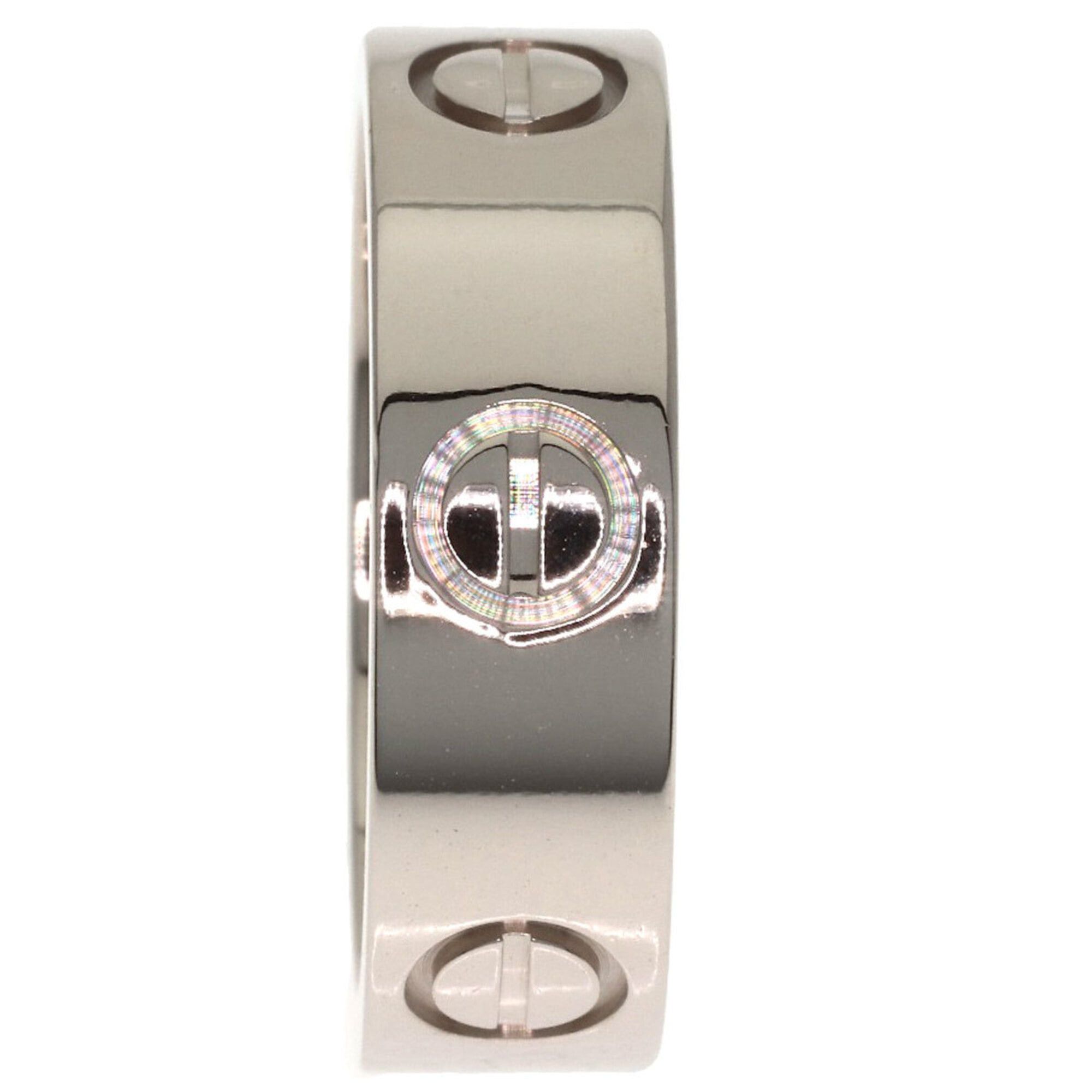 Cartier Cartier Love Ring #50, 18K White Gold, Women's Ring, CARTIER Size ONE SIZE - 3 Thumbnail