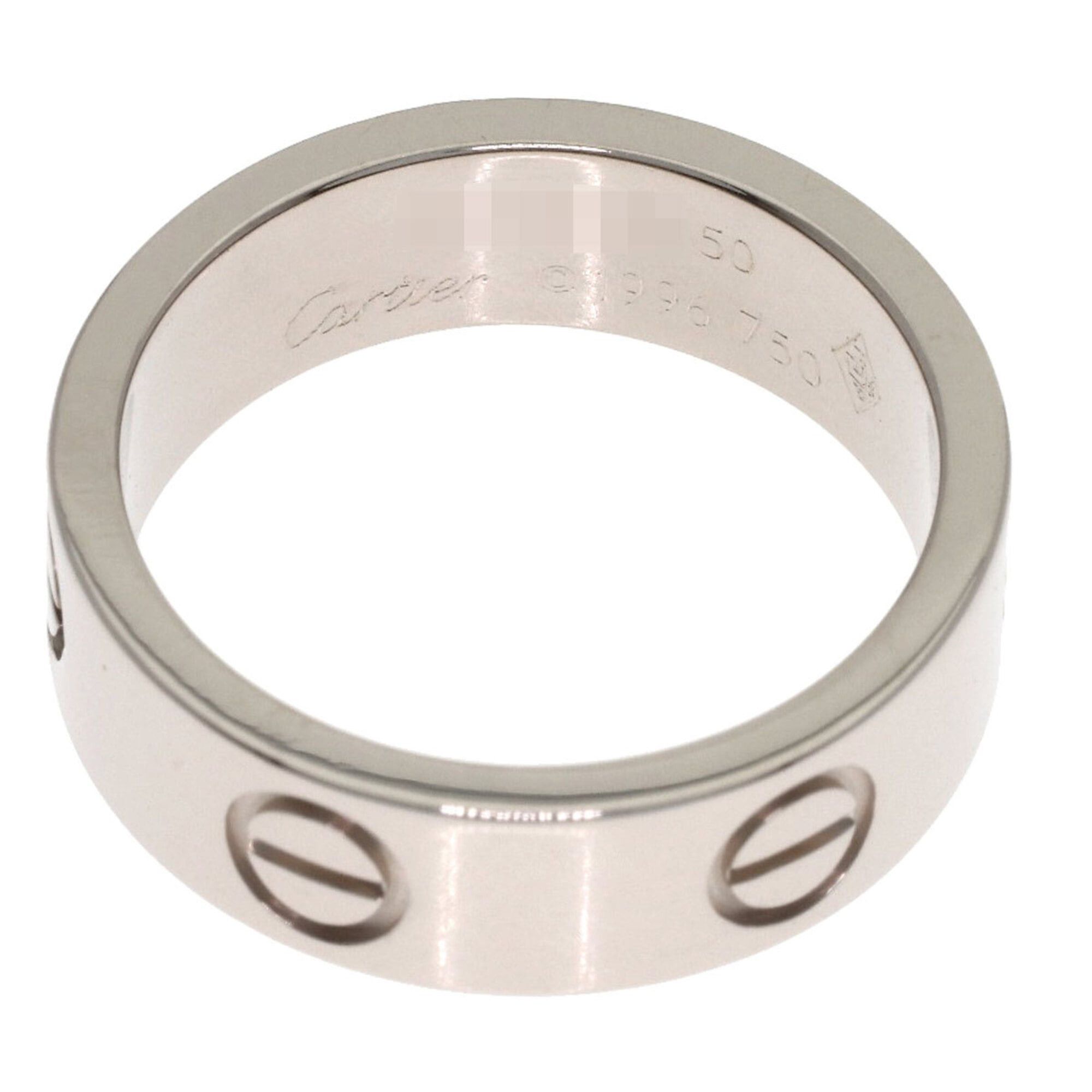 Cartier Cartier Love Ring #50, 18K White Gold, Women's Ring, CARTIER Size ONE SIZE - 4 Thumbnail