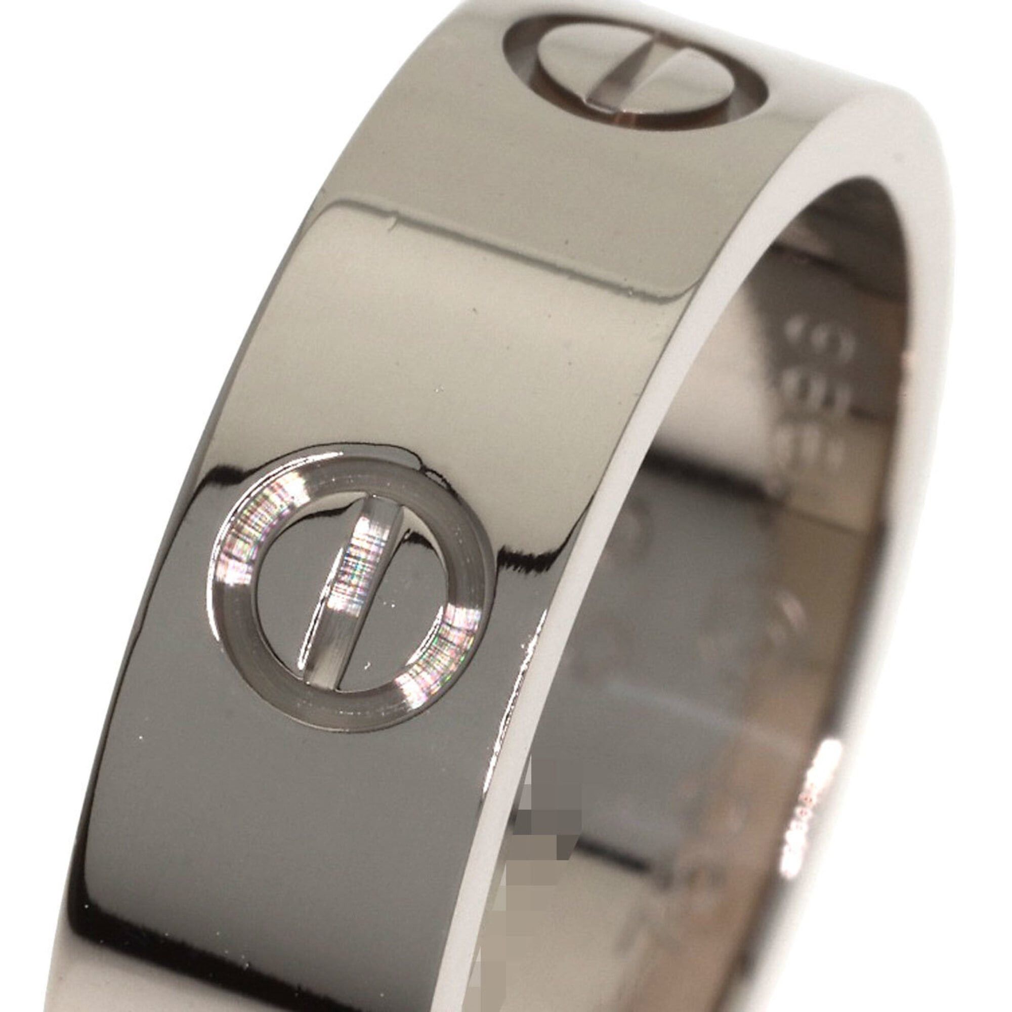 Cartier Cartier Love Ring #57, 18K White Gold, Women's Ring, CARTIER Size ONE SIZE - 6 Thumbnail
