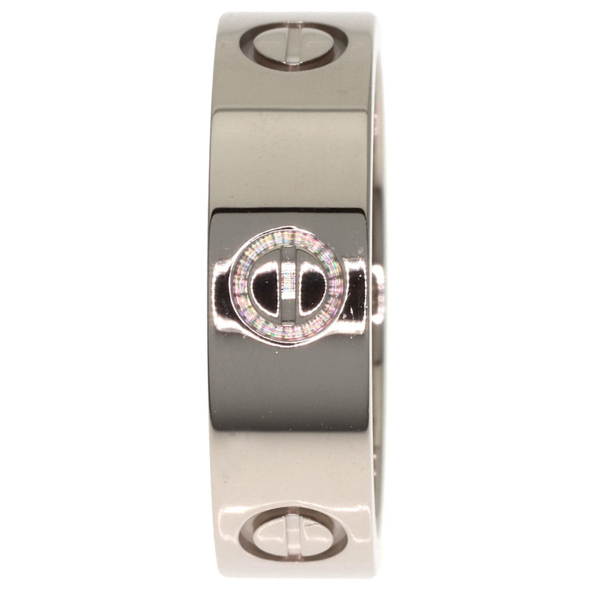 Cartier Cartier Love Ring #57, 18K White Gold, Women's Ring, CARTIER Size ONE SIZE - 3 Thumbnail