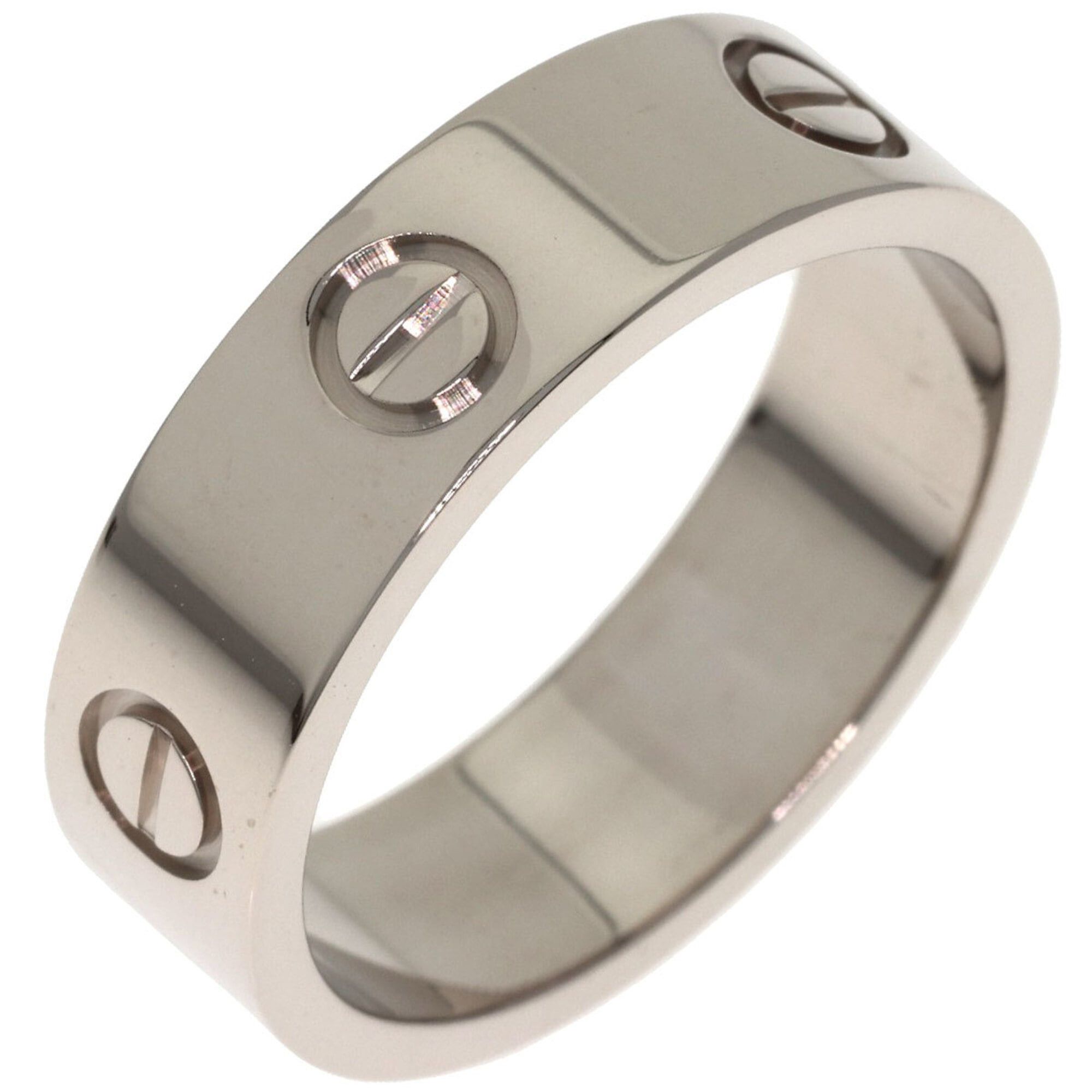 Cartier Cartier Love Ring #57, 18K White Gold, Women's Ring, CARTIER Size ONE SIZE - 2 Thumbnail