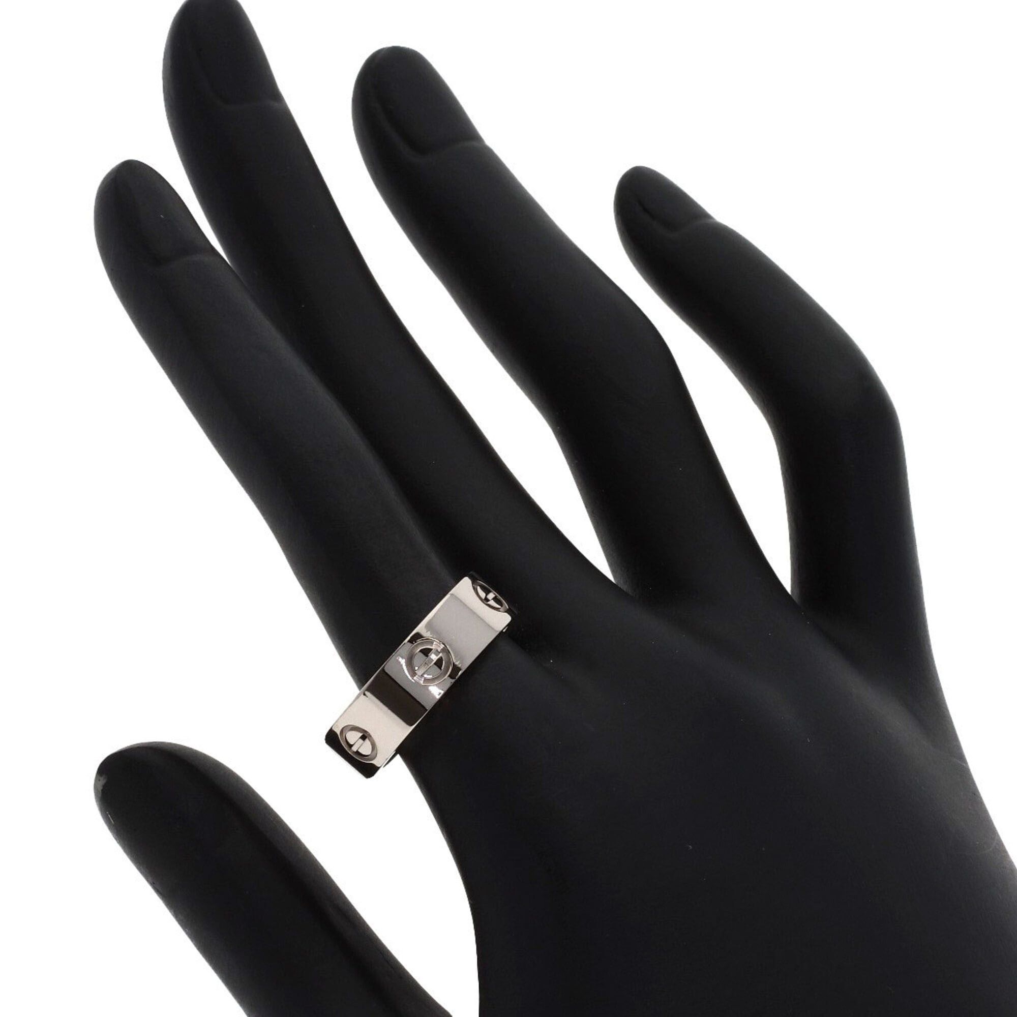 Cartier Cartier Love Ring #57, 18K White Gold, Women's Ring, CARTIER Size ONE SIZE - 5 Thumbnail