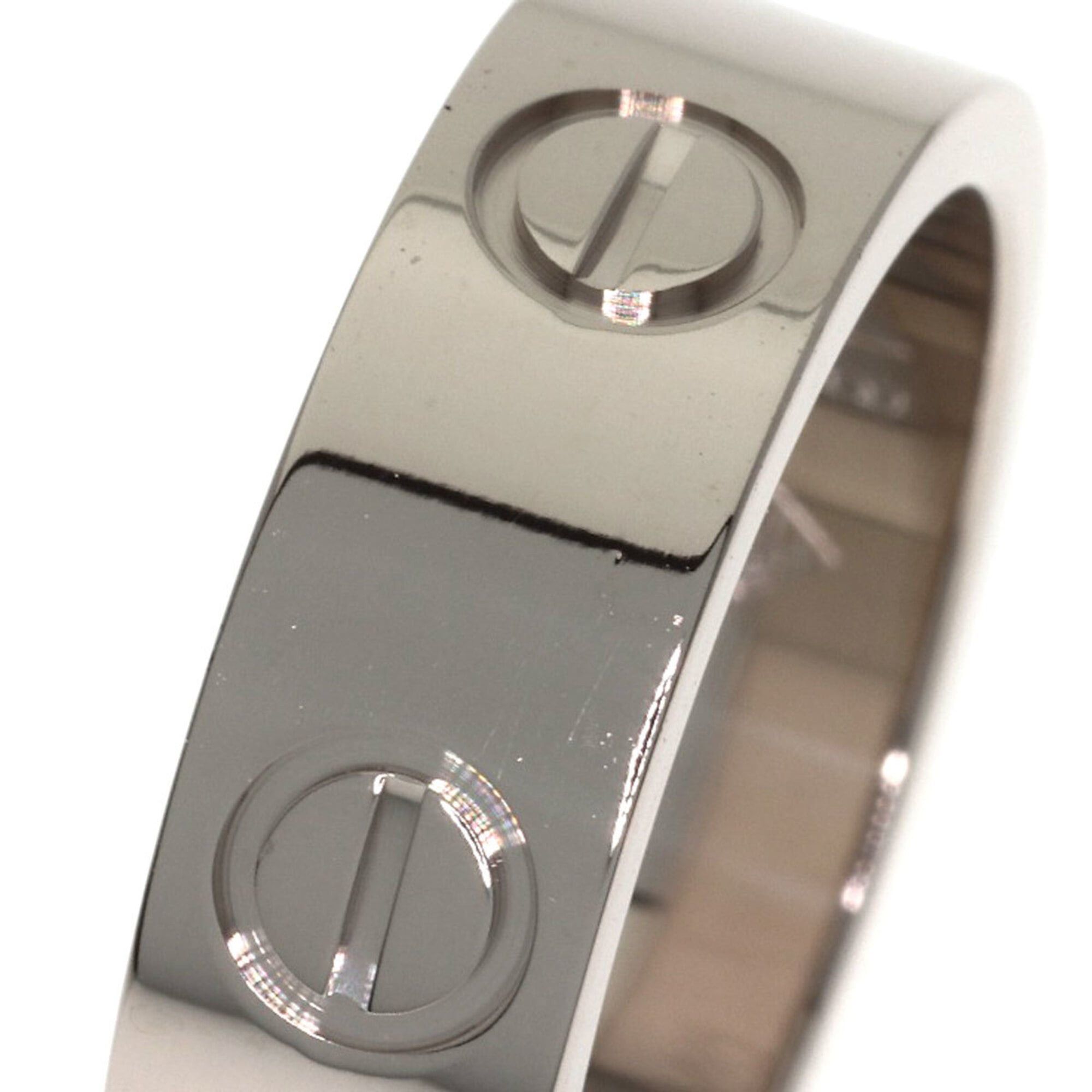 Cartier Cartier Love Ring #48, 18K White Gold, Women's Ring, CARTIER Size ONE SIZE - 7 Thumbnail