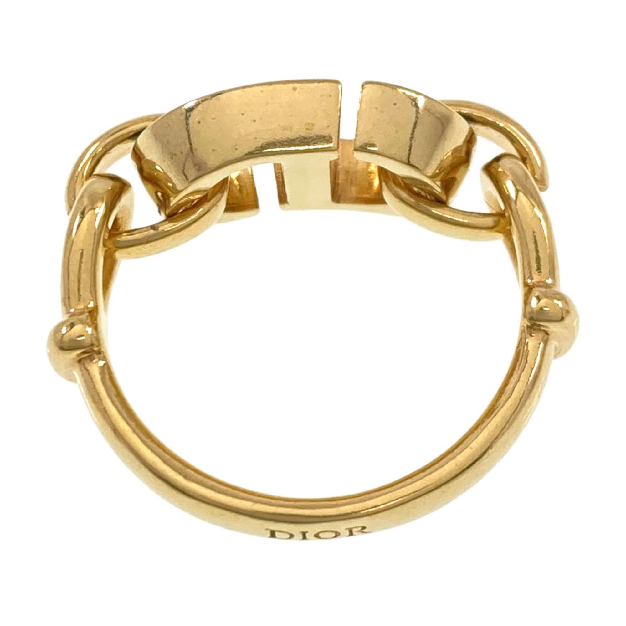 Dior Christian Dior 30 Montaigne CD Logo Ring - Metal Women's Size ONE SIZE - 3 Thumbnail