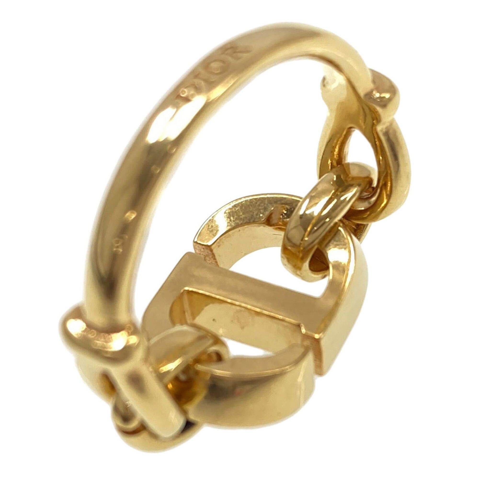 Dior Christian Dior 30 Montaigne CD Logo Ring - Metal Women's Size ONE SIZE - 6 Thumbnail