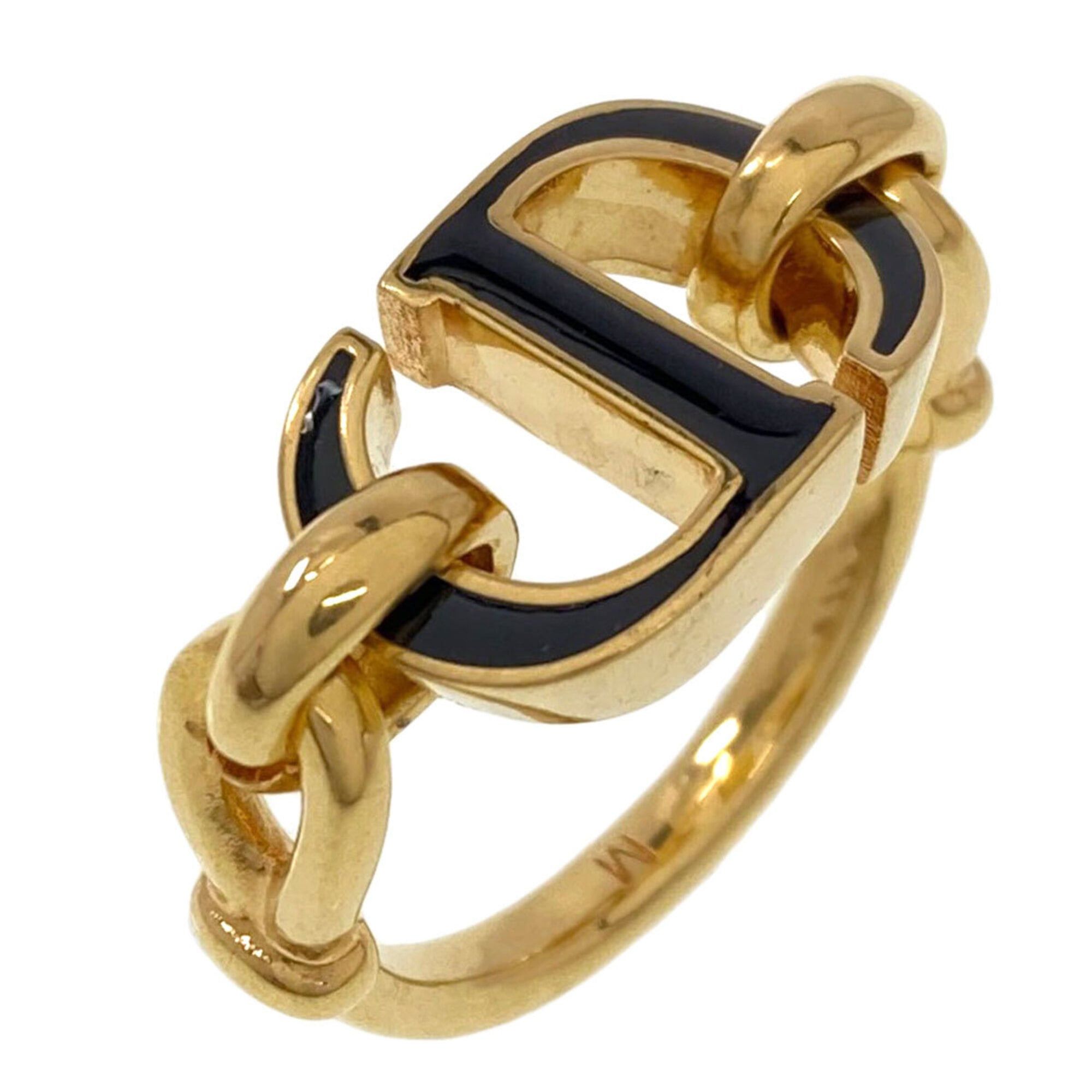 Dior Christian Dior 30 Montaigne CD Logo Ring - Metal Women's Size ONE SIZE - 2 Thumbnail