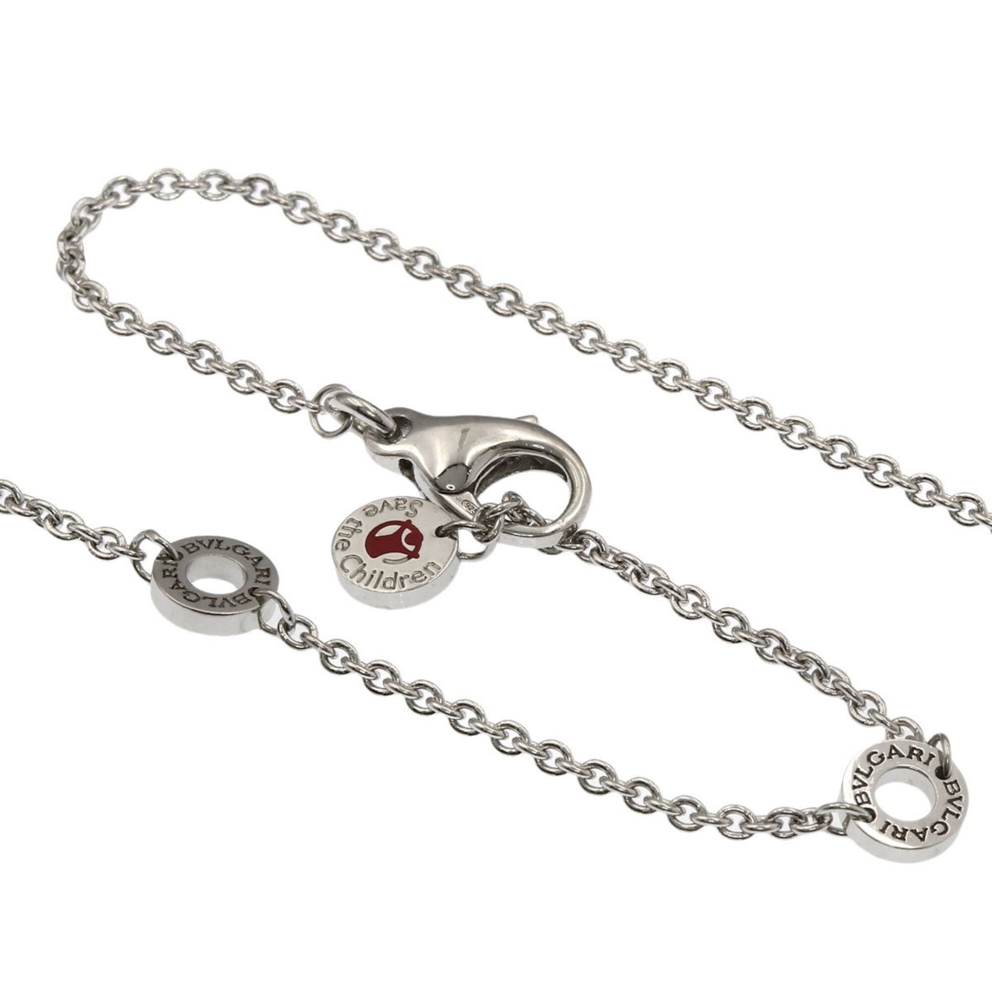 Bvlgari BVLGARI B-zero1 Save the Children Necklace, Silver/Ceramic, Women's Size ONE SIZE - 3 Thumbnail