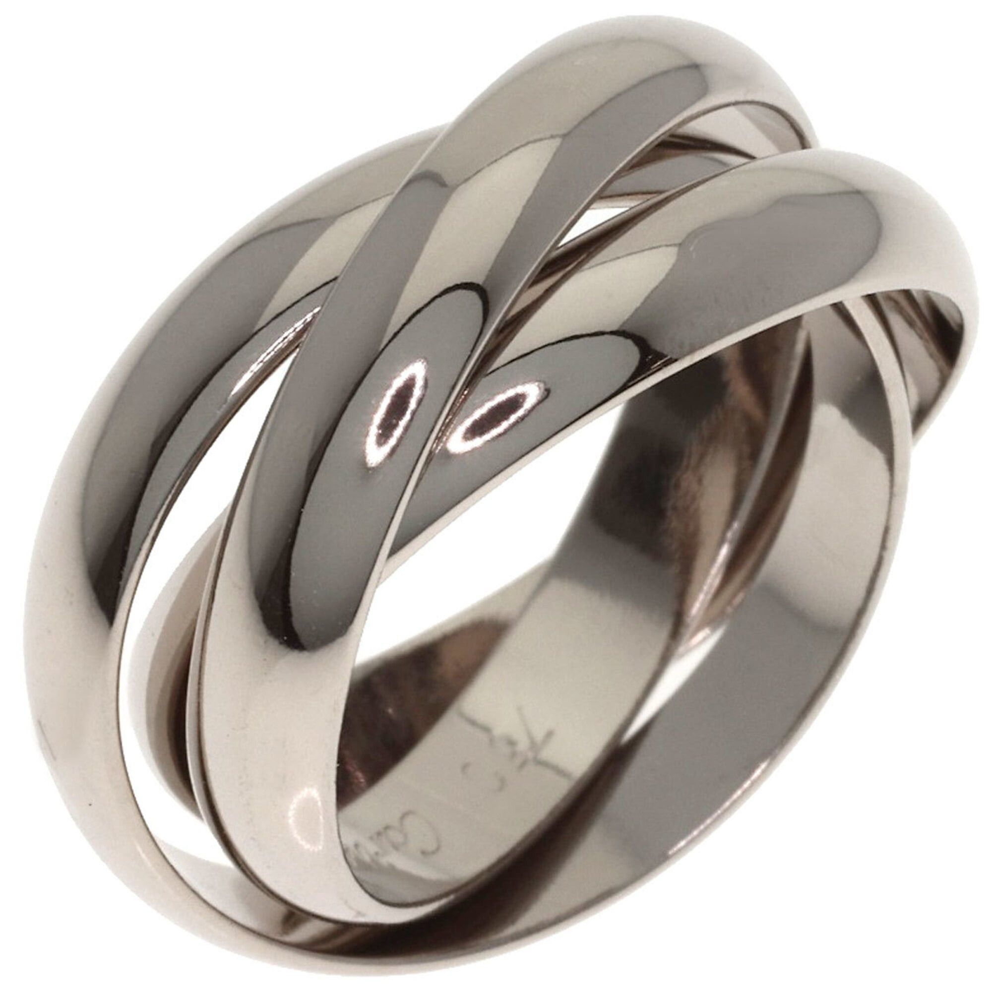 Cartier Cartier Trinity #50 Ring, 18K White Gold, Women's, CARTIER Size ONE SIZE - 2 Thumbnail