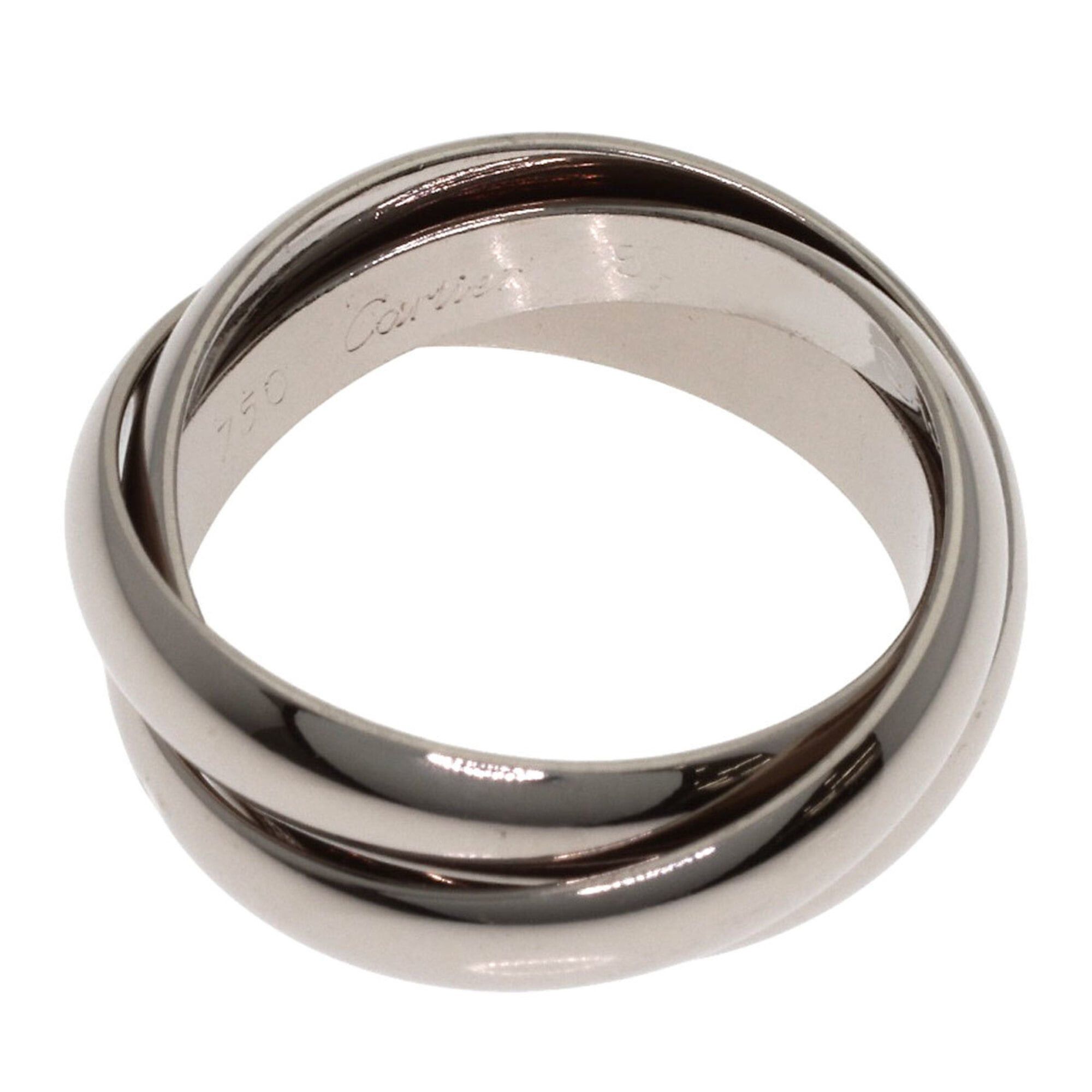 Cartier Cartier Trinity #50 Ring, 18K White Gold, Women's, CARTIER Size ONE SIZE - 3 Thumbnail