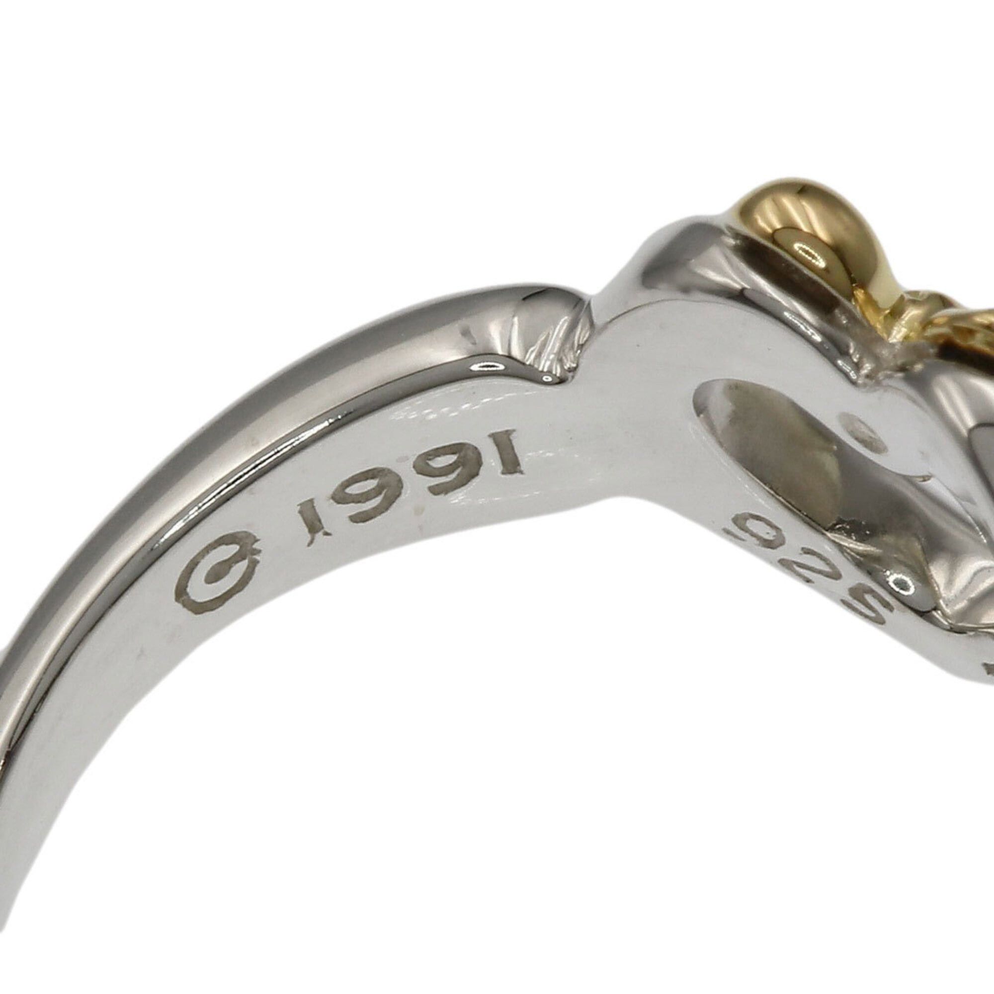 Tiffany & Co. Tiffany & Co. Heart with Bow Ring, Silver/18K Yellow Gold, Women's. Size ONE SIZE - 5 Thumbnail