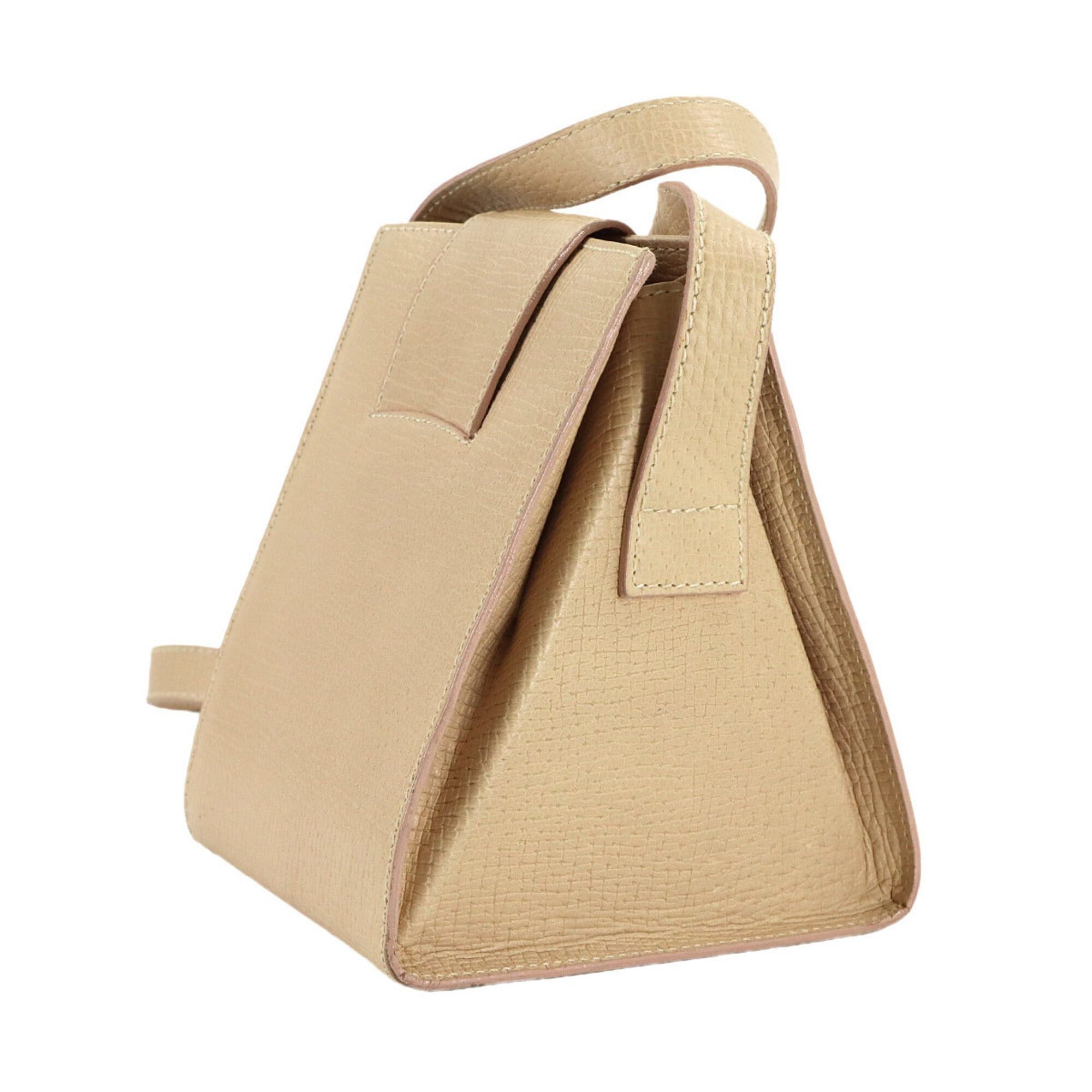 Loewe Loewe Shoulder Handbag, Leather, Beige, Gold Hardware Size ONE SIZE - 4 Thumbnail