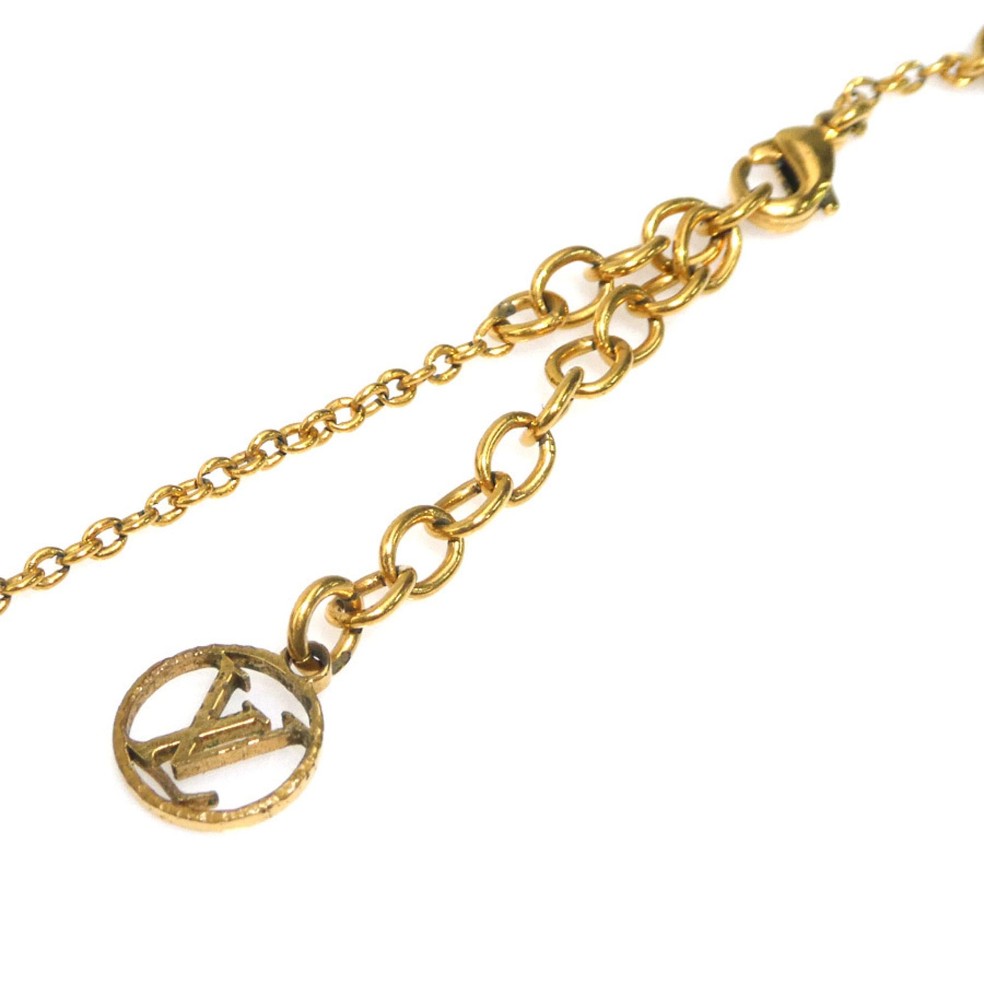 Louis Vuitton Louis Vuitton Essential V Metal Necklace, Gold, Women's, M61083 56688a Size ONE SIZE - 7 Thumbnail