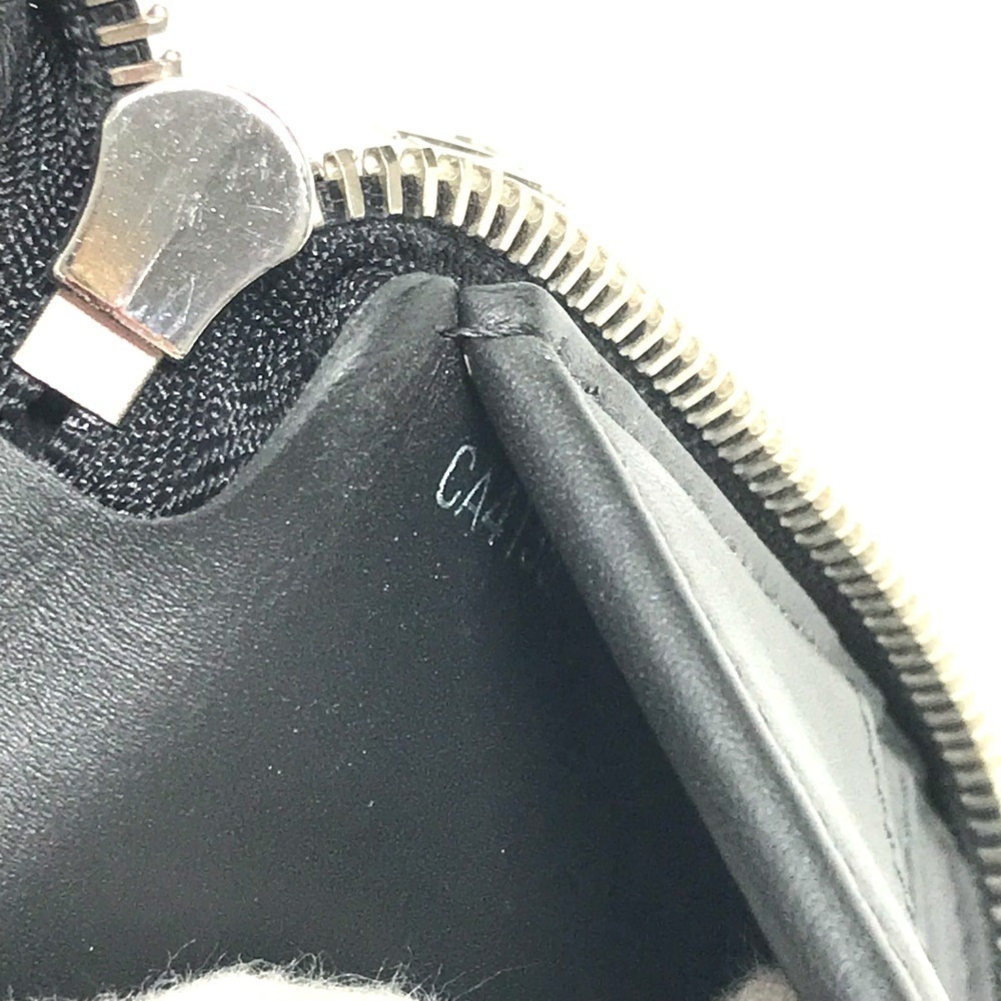 Louis Vuitton LOUIS VUITTON M68228 LV Logo Vertical Zippy Wallet Long Round Zipper Taurillon Leather Men's Women's Noir Black Size ONE SIZE - 15 Thumbnail