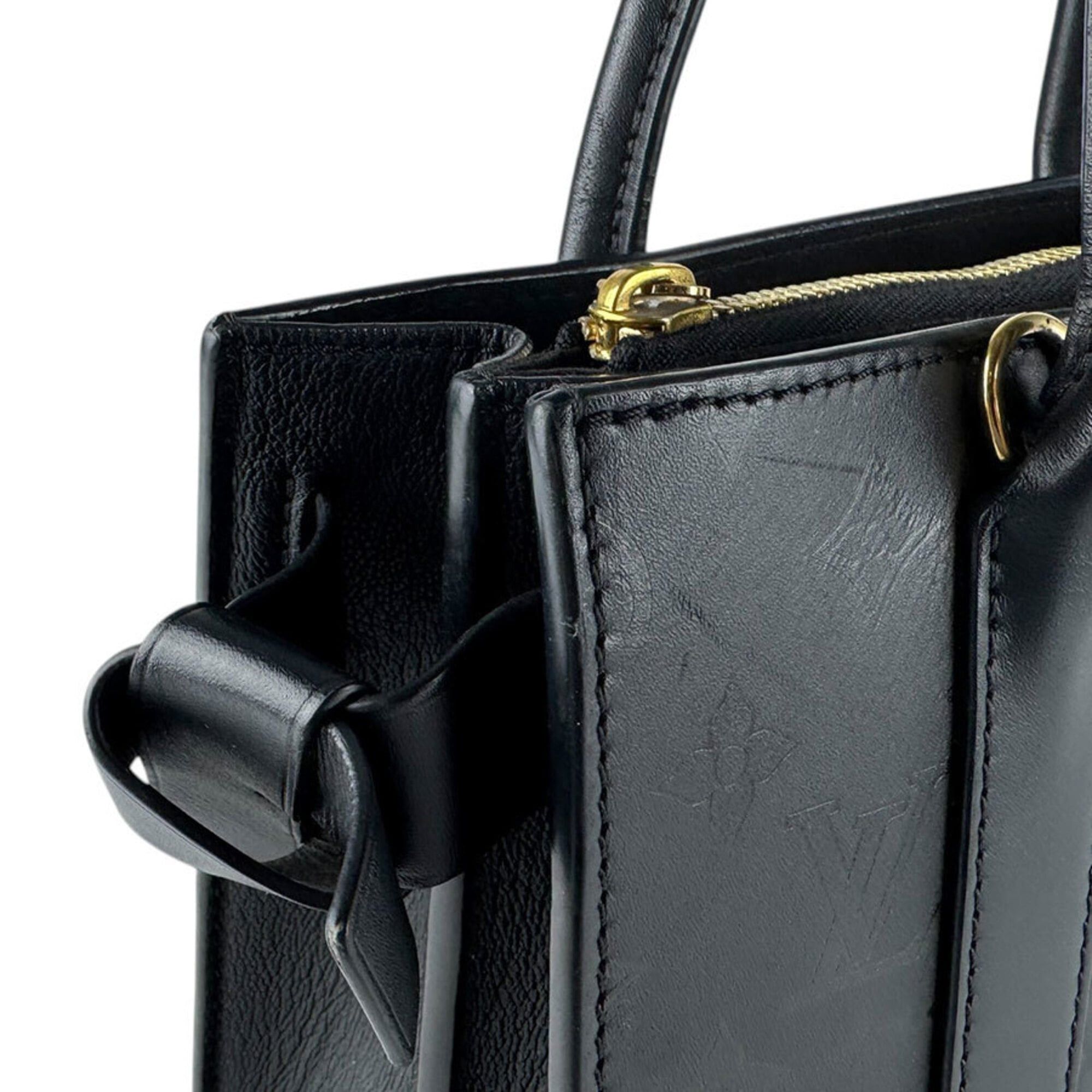 Louis Vuitton Louis Vuitton Handbag Shoulder Bag Very Open Tote Leather Black Gold Women's M53648 z9289 Size ONE SIZE - 6 Thumbnail