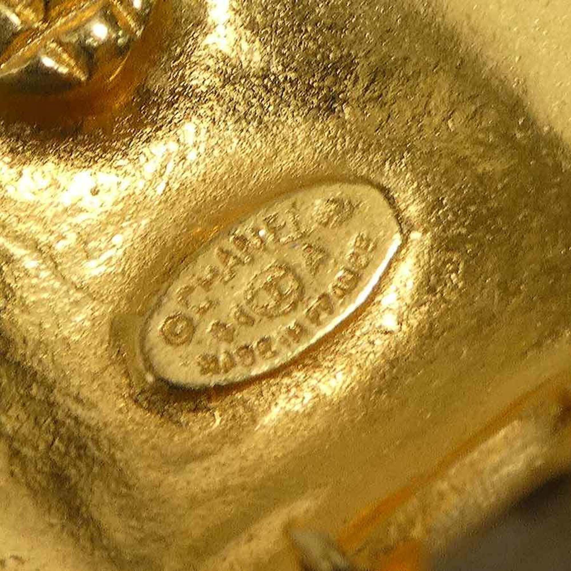 Chanel Chanel earrings, Coco Mark design, metal, gold, women's, e61750i Size ONE SIZE - 9 Thumbnail
