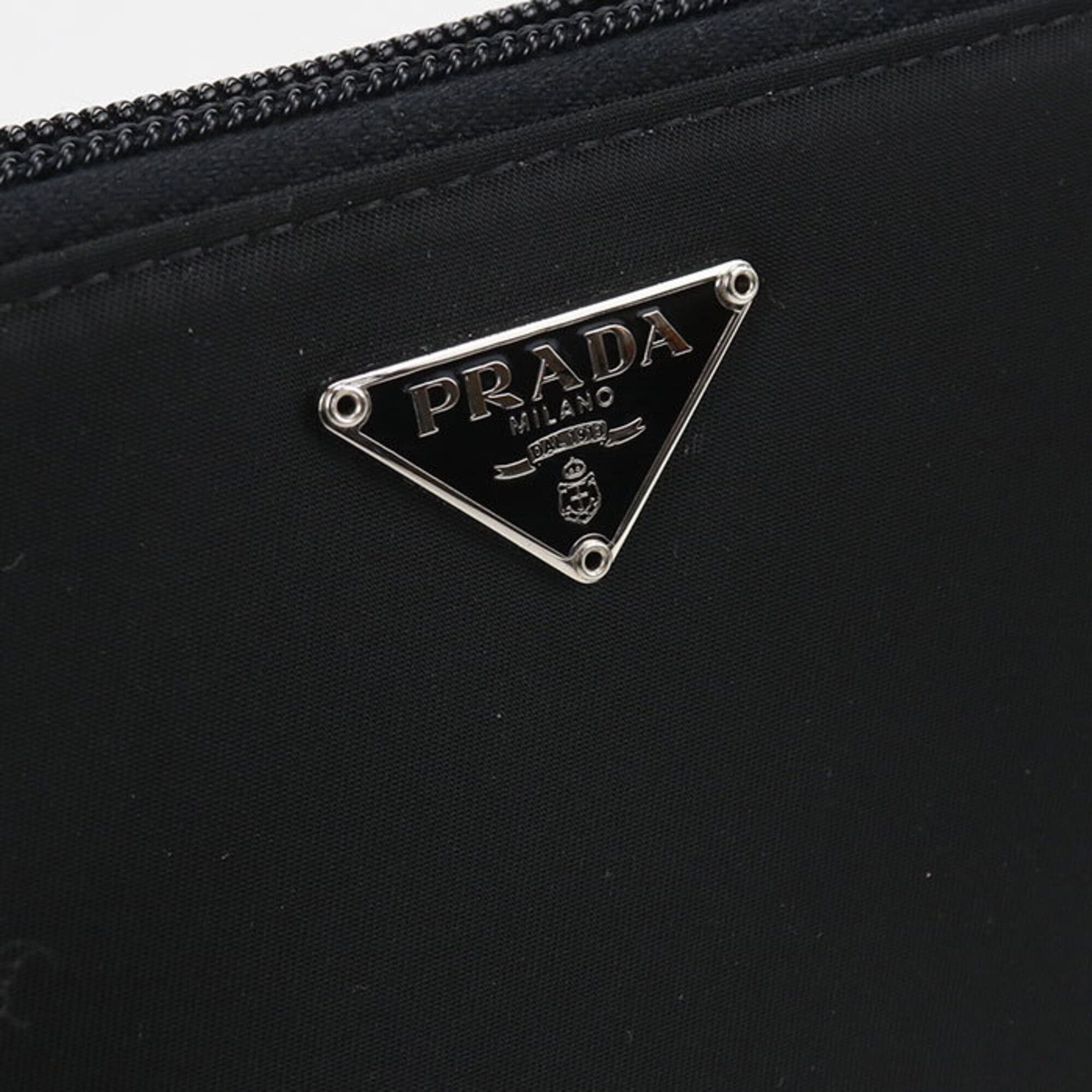 Prada Prada Long Wallet, Round Zipper, 1ML506, Zip-Around Triangle, Women's, Black Size ONE SIZE - 6 Thumbnail