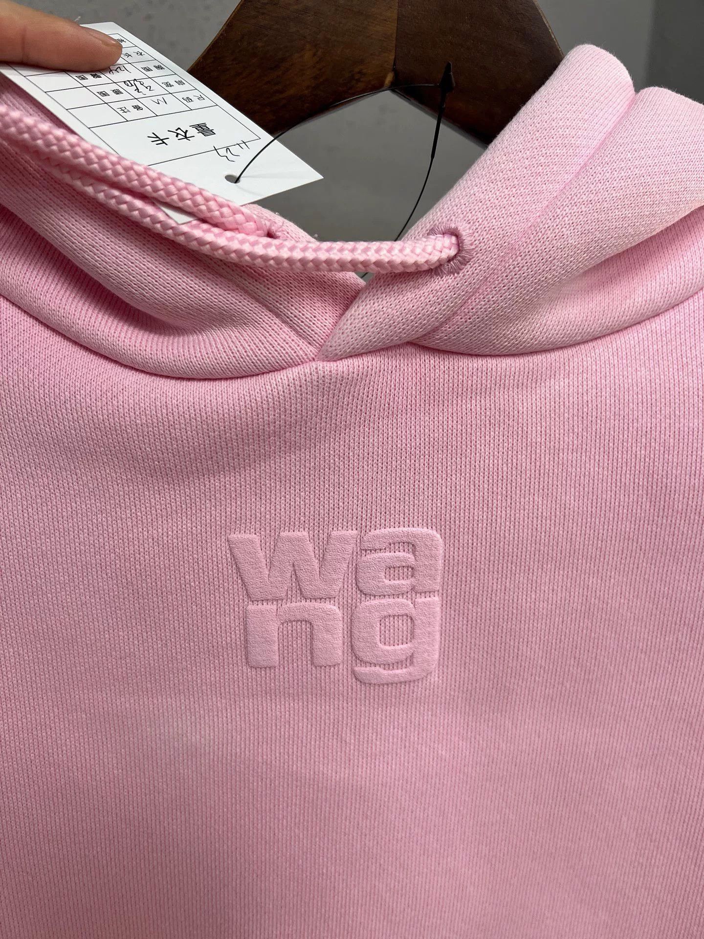 Alexander Wang Alexander Wang Pink Logo Hoodie Size M / US 6-8 / IT 42-44 - 3 Thumbnail