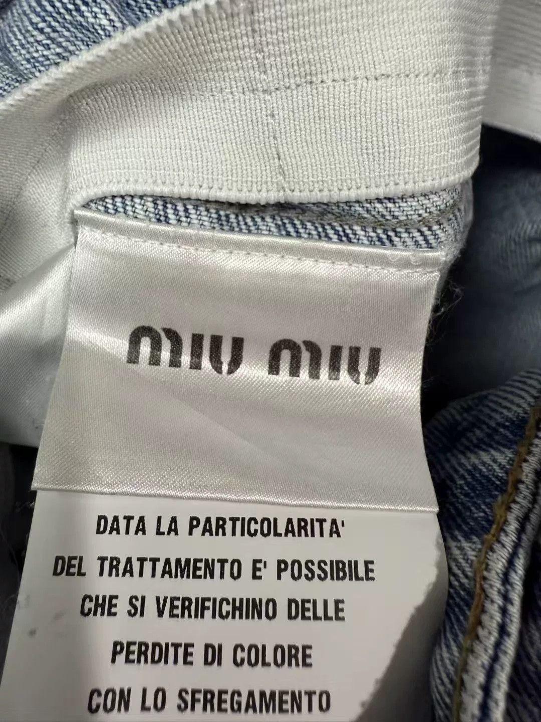 Miu Miu Miumiu Waist-Cinched Jeans Size 25" / US 0 / IT 36 - 3 Thumbnail