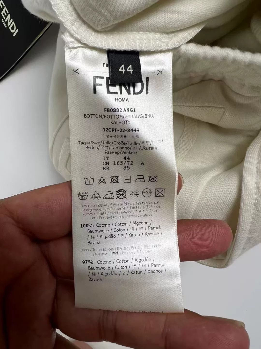 Fendi Fendi Side Letter Logo Sweatpants Size US 28 / EU 44 - 5 Thumbnail