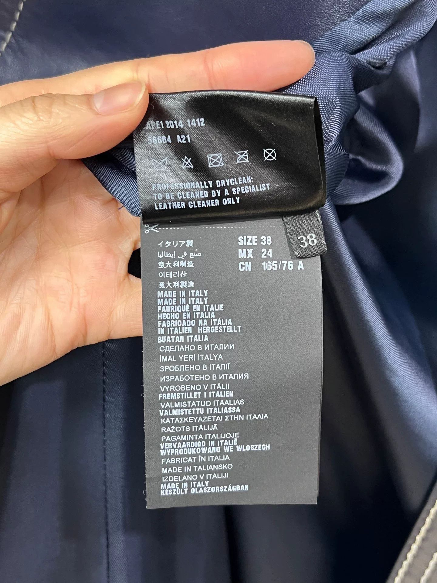 Prada Prada Runway Stitch Leather Trench Size S / US 4 / IT 40 - 5 Thumbnail