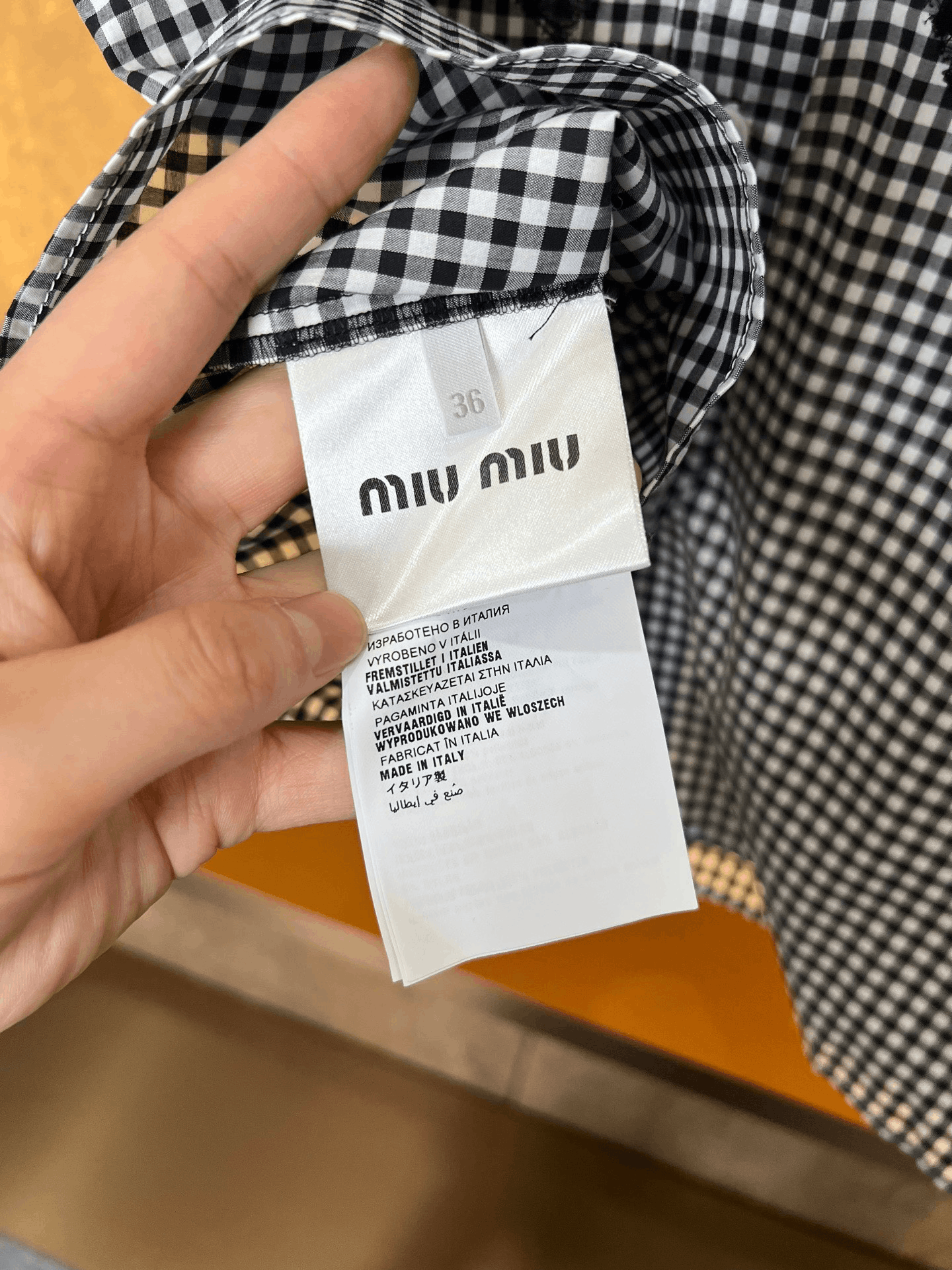 Miu Miu Miumiu Plaid Shirt Size XS / US 0-2 / IT 36-38 - 4 Thumbnail