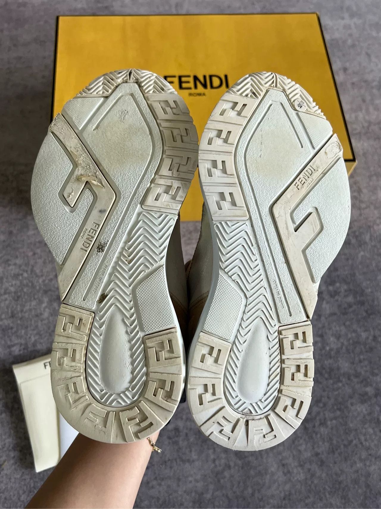 Fendi Fendi Pink Sneakers Size US 5 / IT 35 - 8 Thumbnail