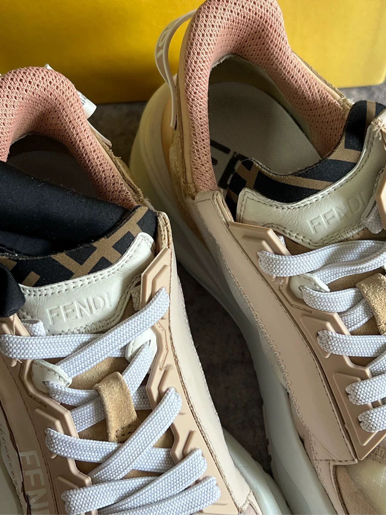 Fendi Fendi Pink Sneakers Size US 5 / IT 35 - 4 Thumbnail