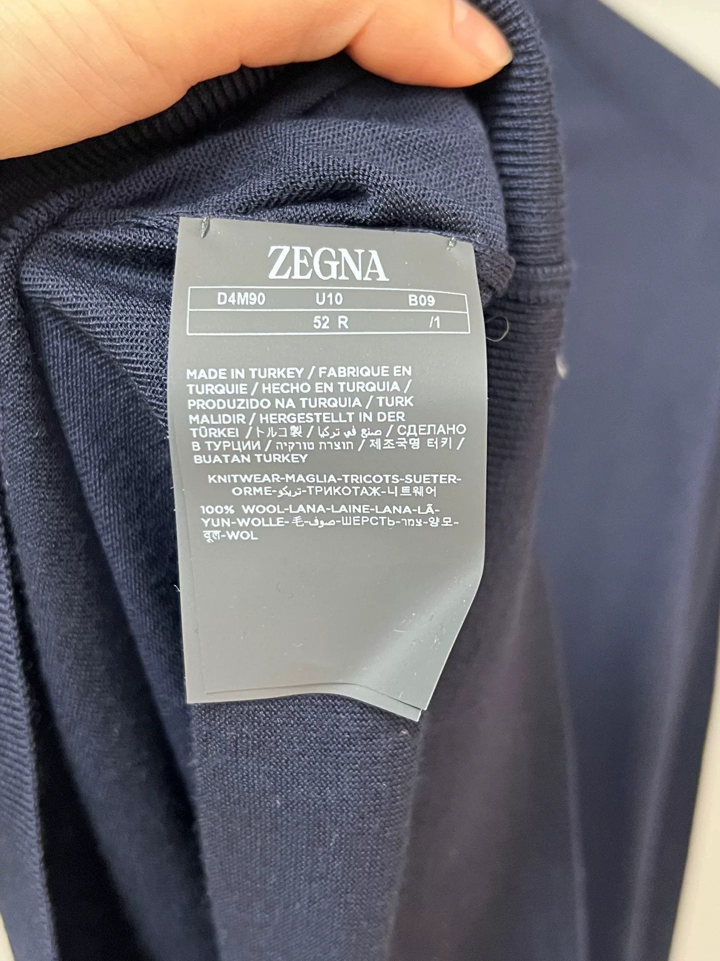 Ermenegildo Zegna Zegna Wool Sweater Size US L / EU 52-54 / 3 - 3 Thumbnail
