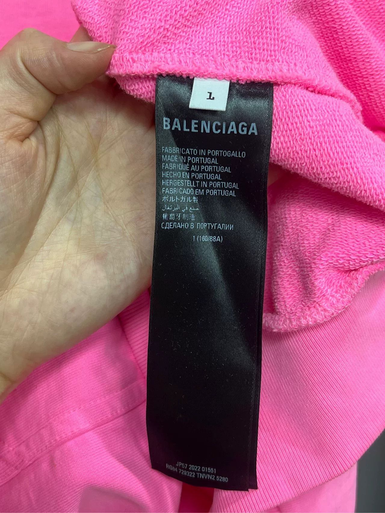 Balenciaga Balenciaga x adidas Pink Hoodie Size S / US 4 / IT 40 - 3 Thumbnail