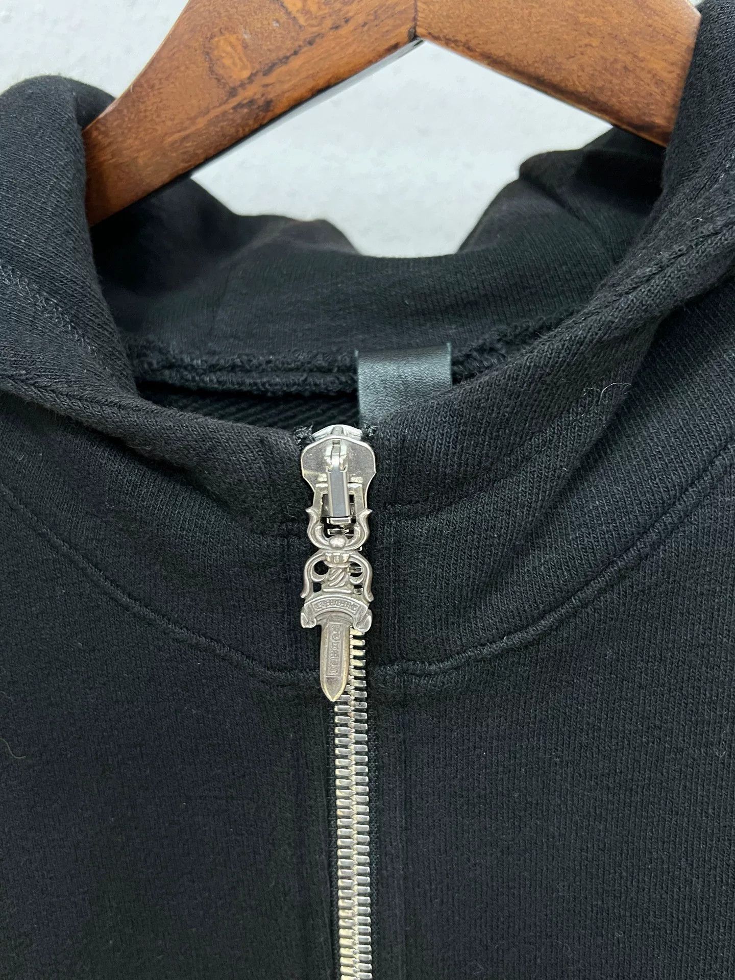 Chrome Hearts Chrome Hearts Sanskrit Leather Patch Hoodie Size US L / EU 52-54 / 3 - 3 Thumbnail