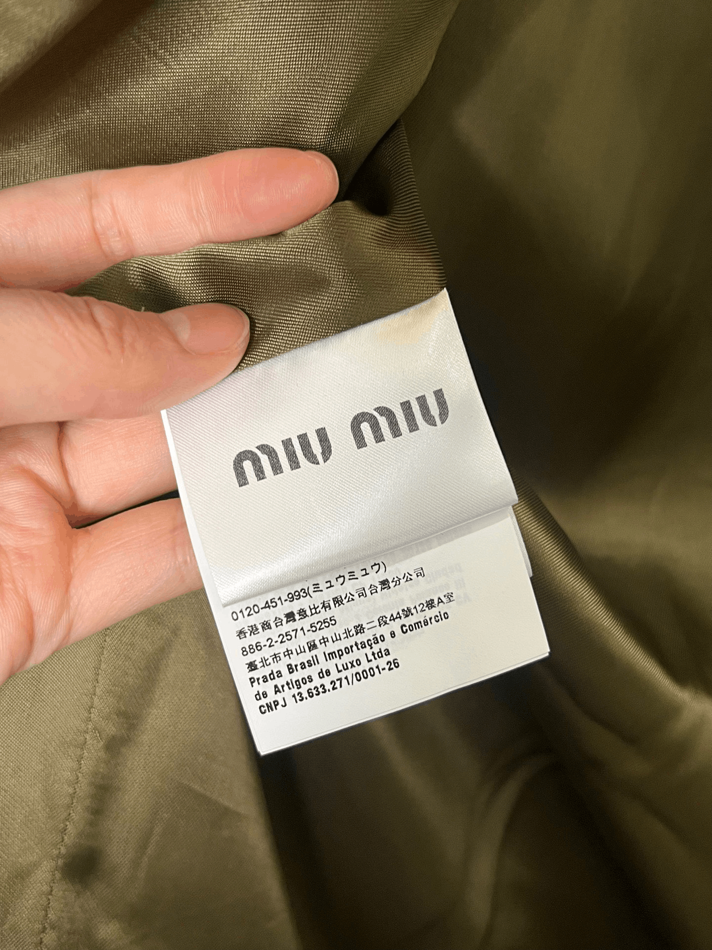Miu Miu Miumiu Lambskin Slogan Blazer Size S / US 4 / IT 40 - 5 Thumbnail