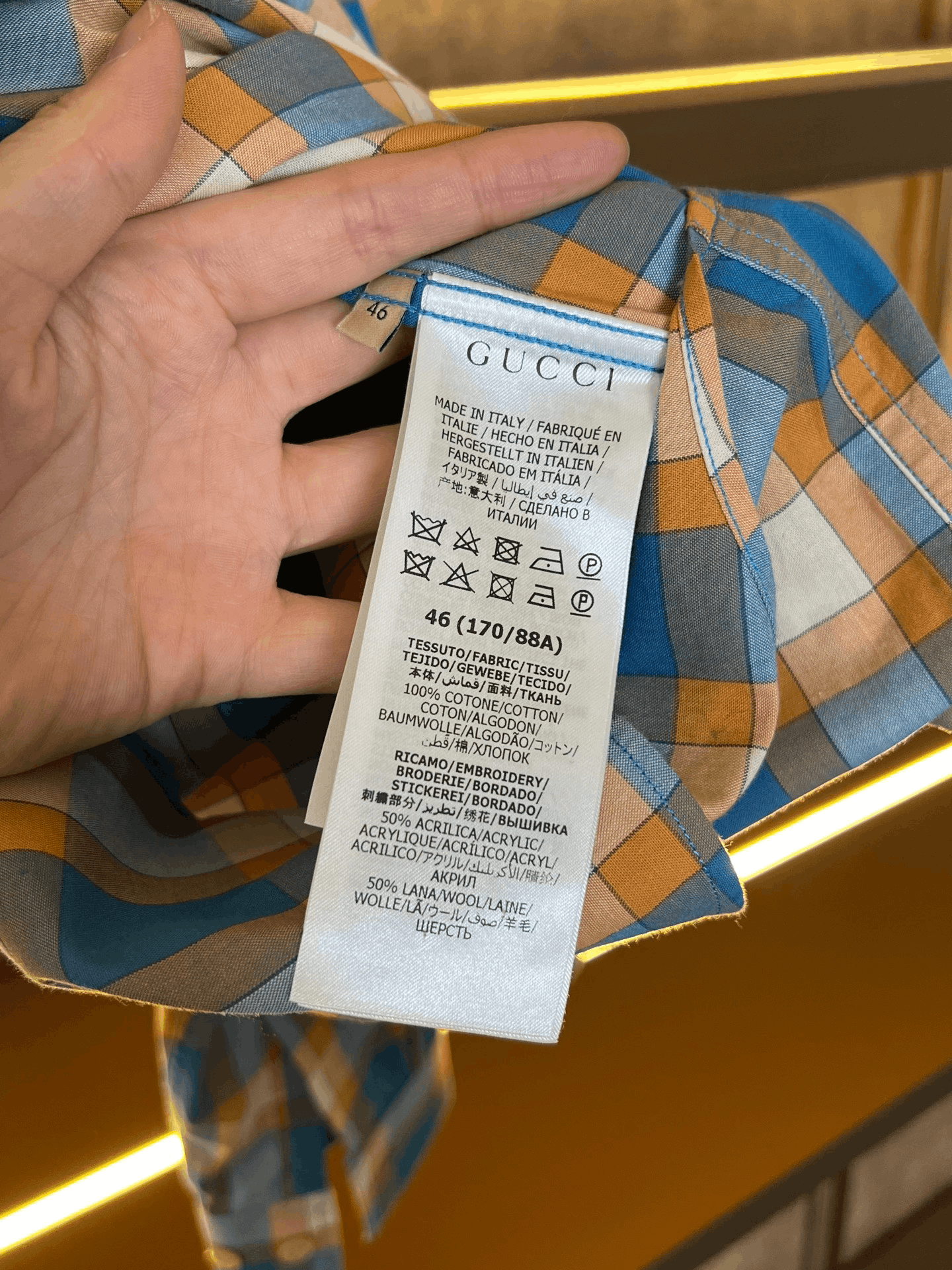 Gucci Gucci Insect Shirt Size US S / EU 44-46 / 1 - 4 Thumbnail