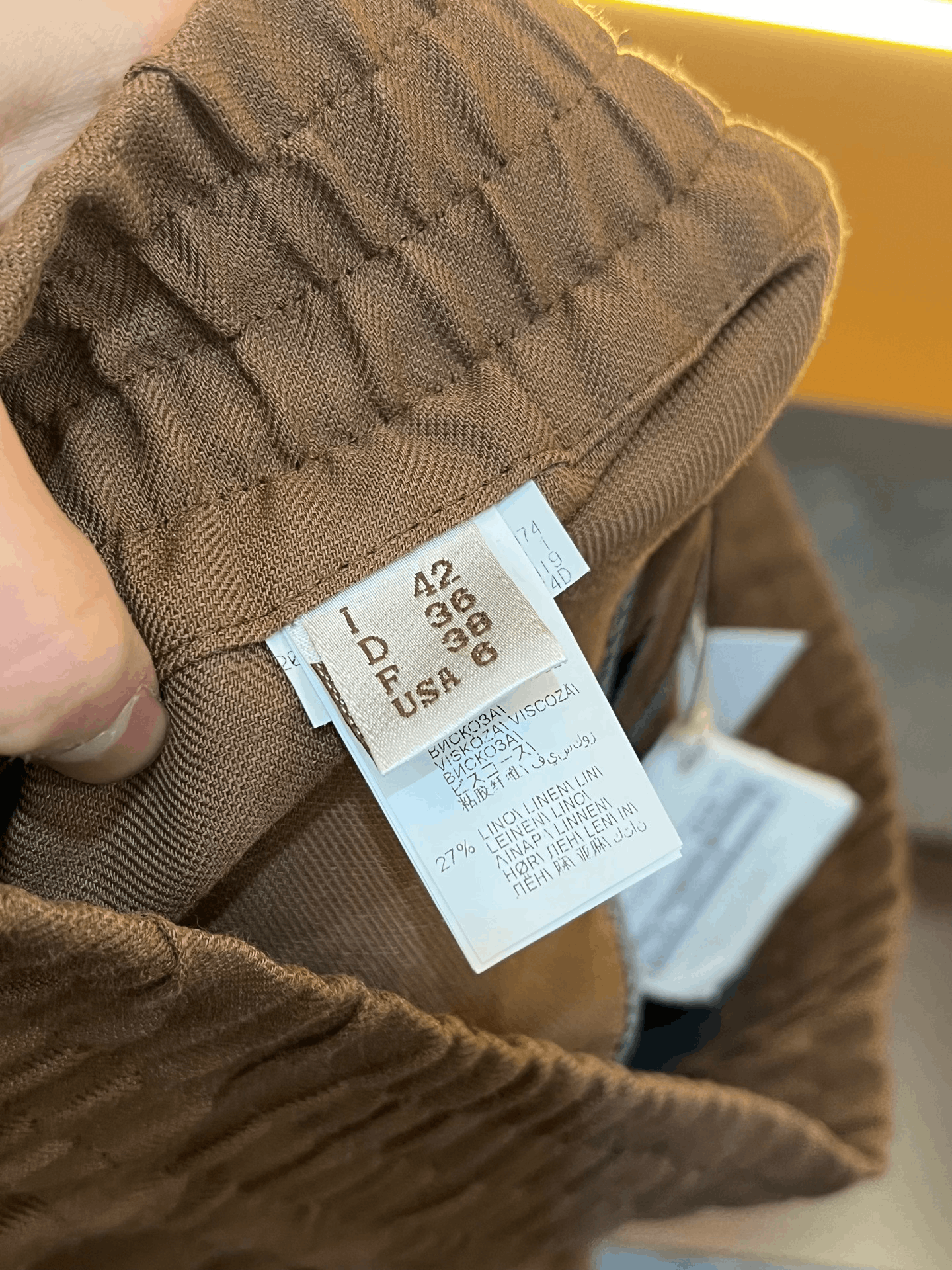 Brunello Cucinelli Brunello Cucinelli Linen Blend Trousers Size US 26 / EU 42 - 4 Thumbnail